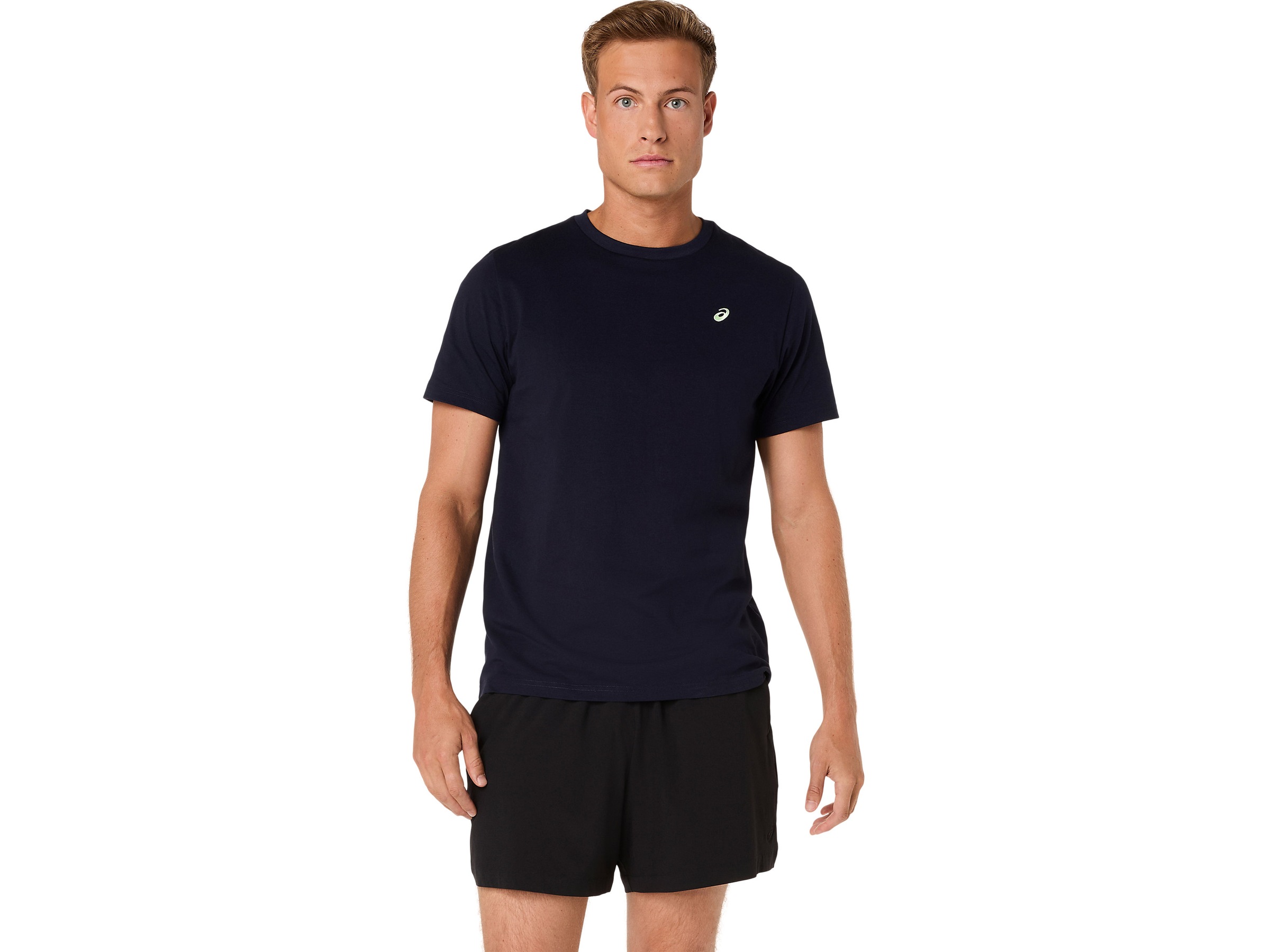 Asics Laufshirt "ASICS SPIRAL EMBROIDERY TEE" Schnelltrocknend, Weiches Material, Langlebige Materialien