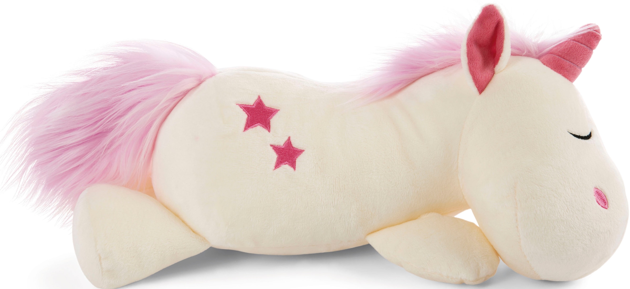 Nici Kuscheltier »Theodor & Friends, Schlafeinhorn Theodor, 36 cm«, liegend; enthält recyceltes Material (Global Recycled Standard)