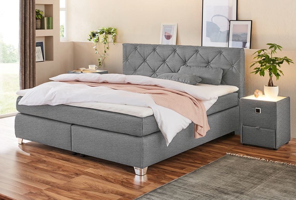 Jockenhöfer Gruppe Boxspringbett "Finja" mit Topper und Zierkissen, erhältl günstig online kaufen