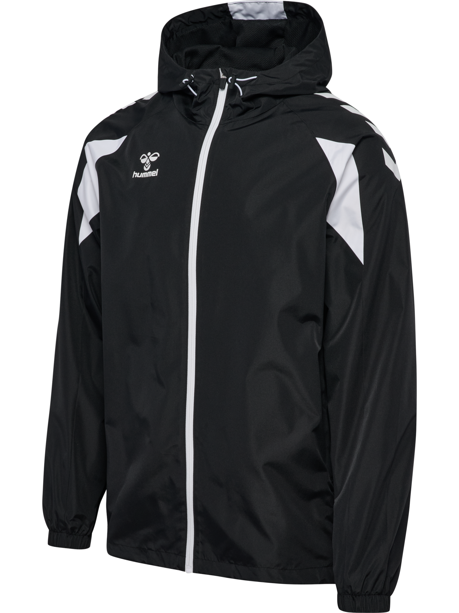 hummel Allwetterjacke "HMLCORE 2.0 ALL-WEATHER JACKET" mit Kapuze mit Reißverschlusstaschen, wasserabweisend