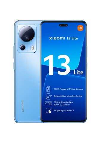 Xiaomi Smartphone »13 Lite 8GB+128GB«, Blau, 16,65 cm/6,55 Zoll, 128 GB Speicherplatz,... kaufen