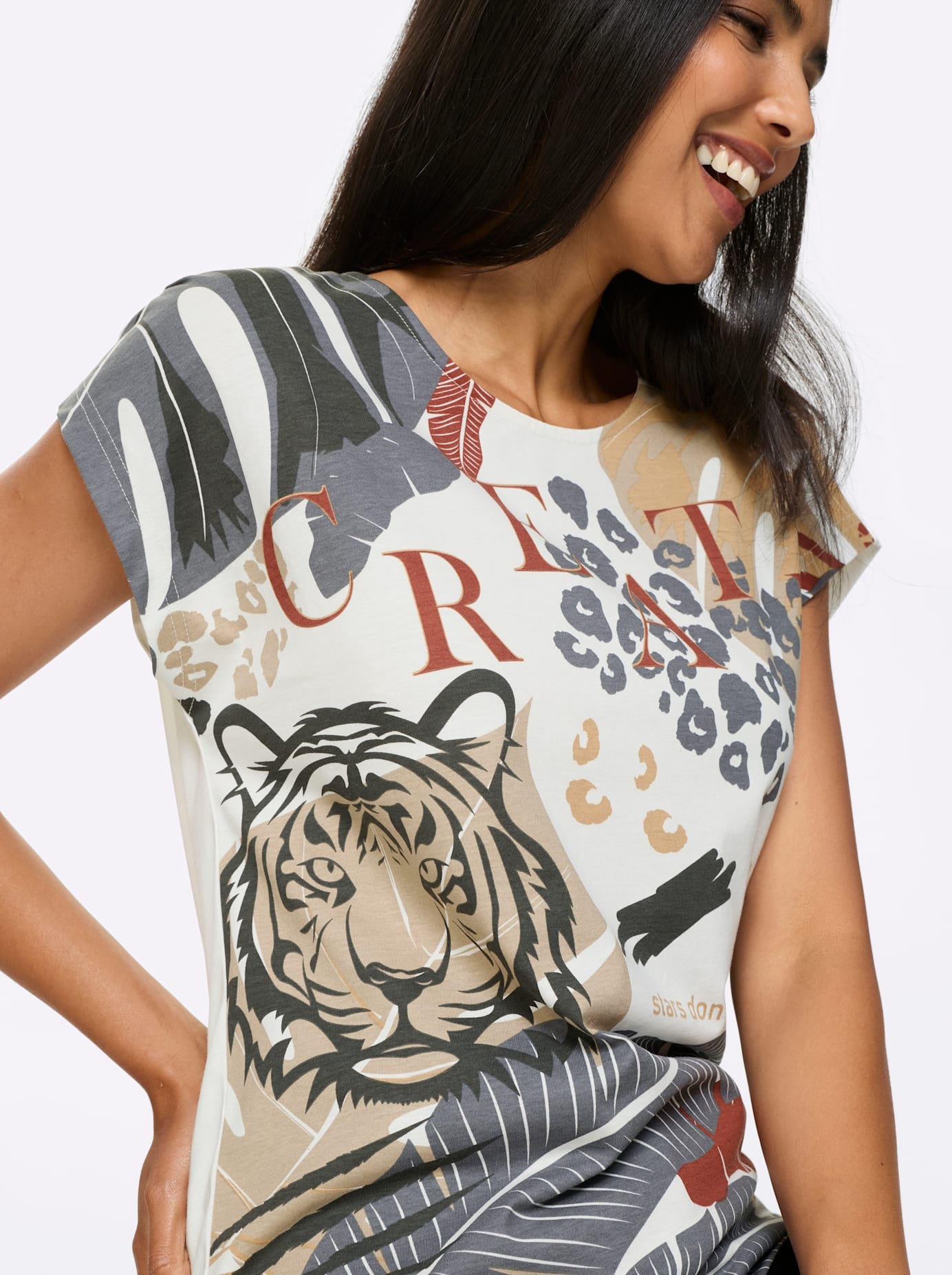 Classic Basics Rundhalsshirt »Kurzarm-Shirt« 1 tlg.