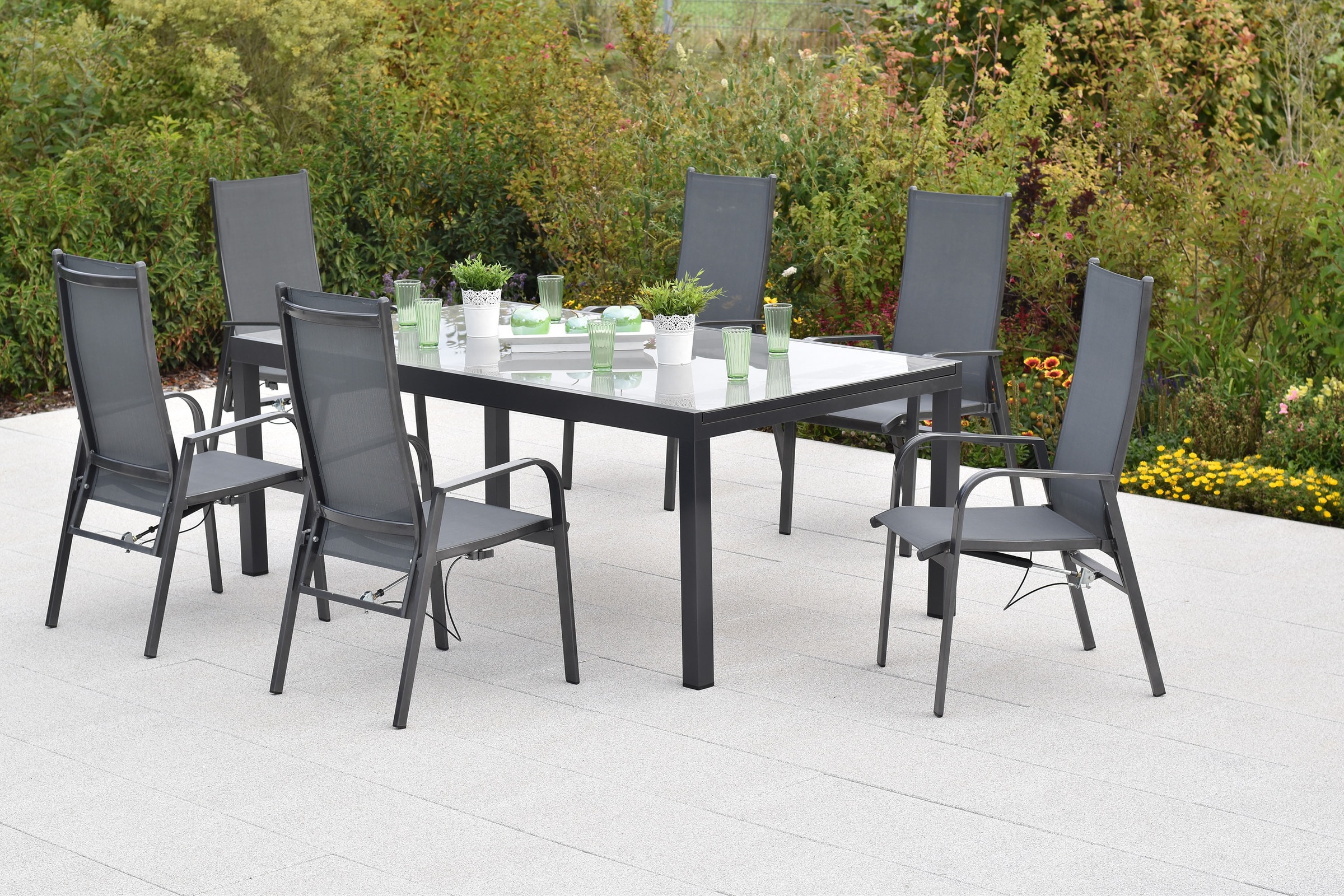MERXX Garten-Essgruppe ""Alassio"", (Set, 7 tlg.), Rückenlehne verstellbar günstig online kaufen