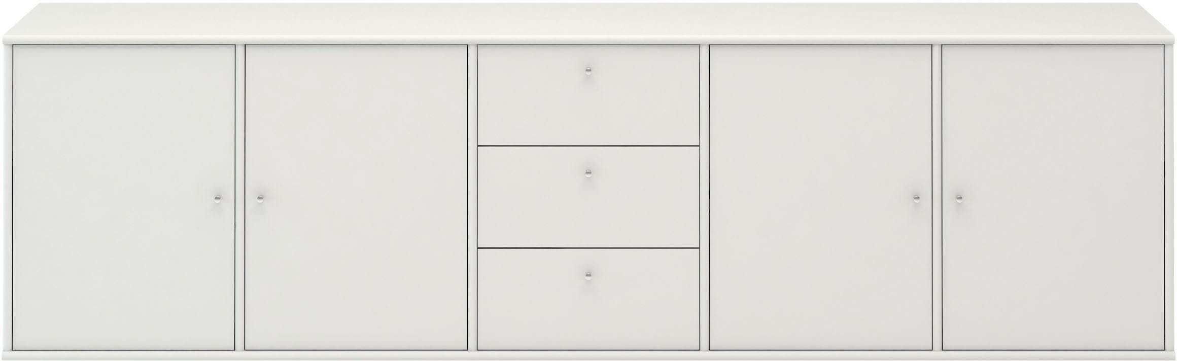 Hammel Furniture Sideboard »Mistral, Hochwertig Schrank, hängend/stehend montierbar«, mit Türen und Schubladen, B: 220 cm, anpassungsbar Designmöbel