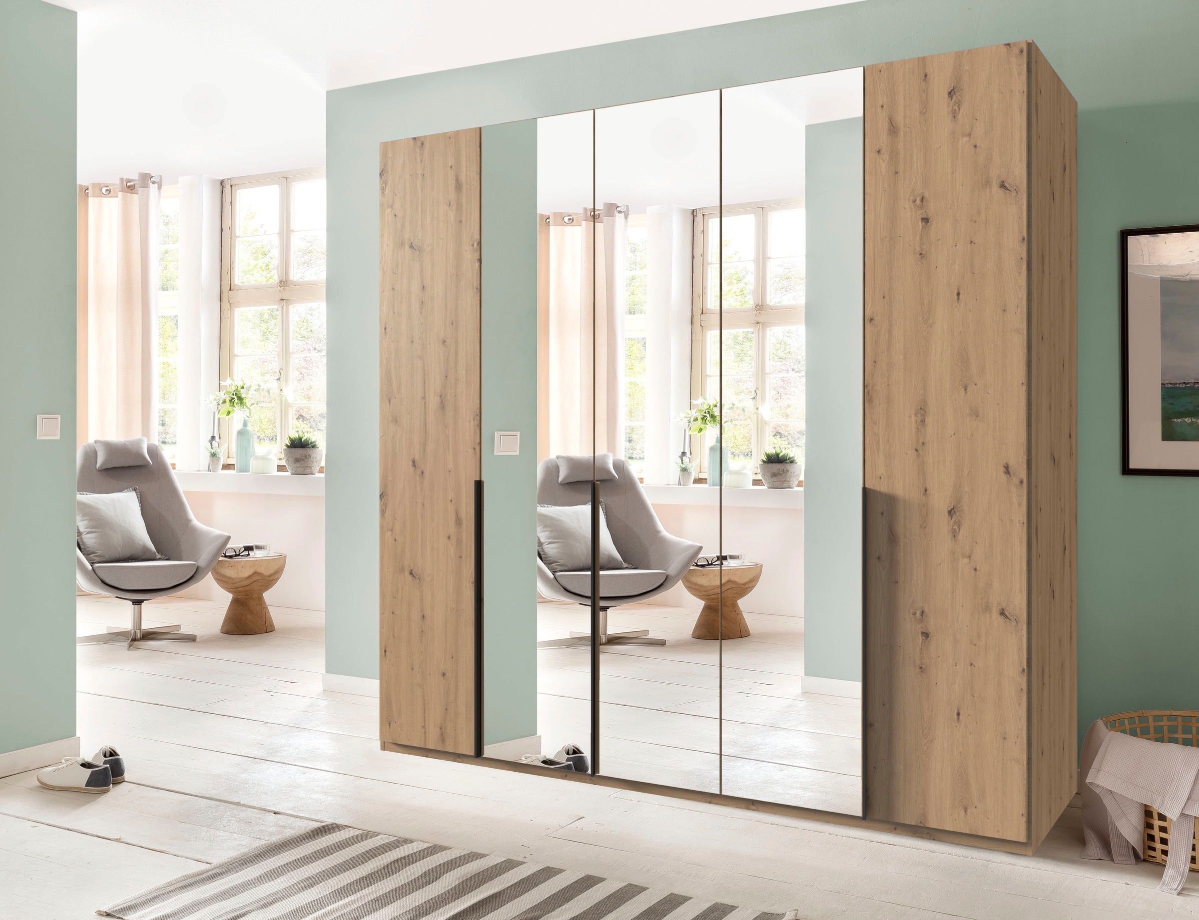 Wimex Kleiderschrank "Mugano, in 5 Breiten und 2 Höhen, Made in Germany", ( günstig online kaufen