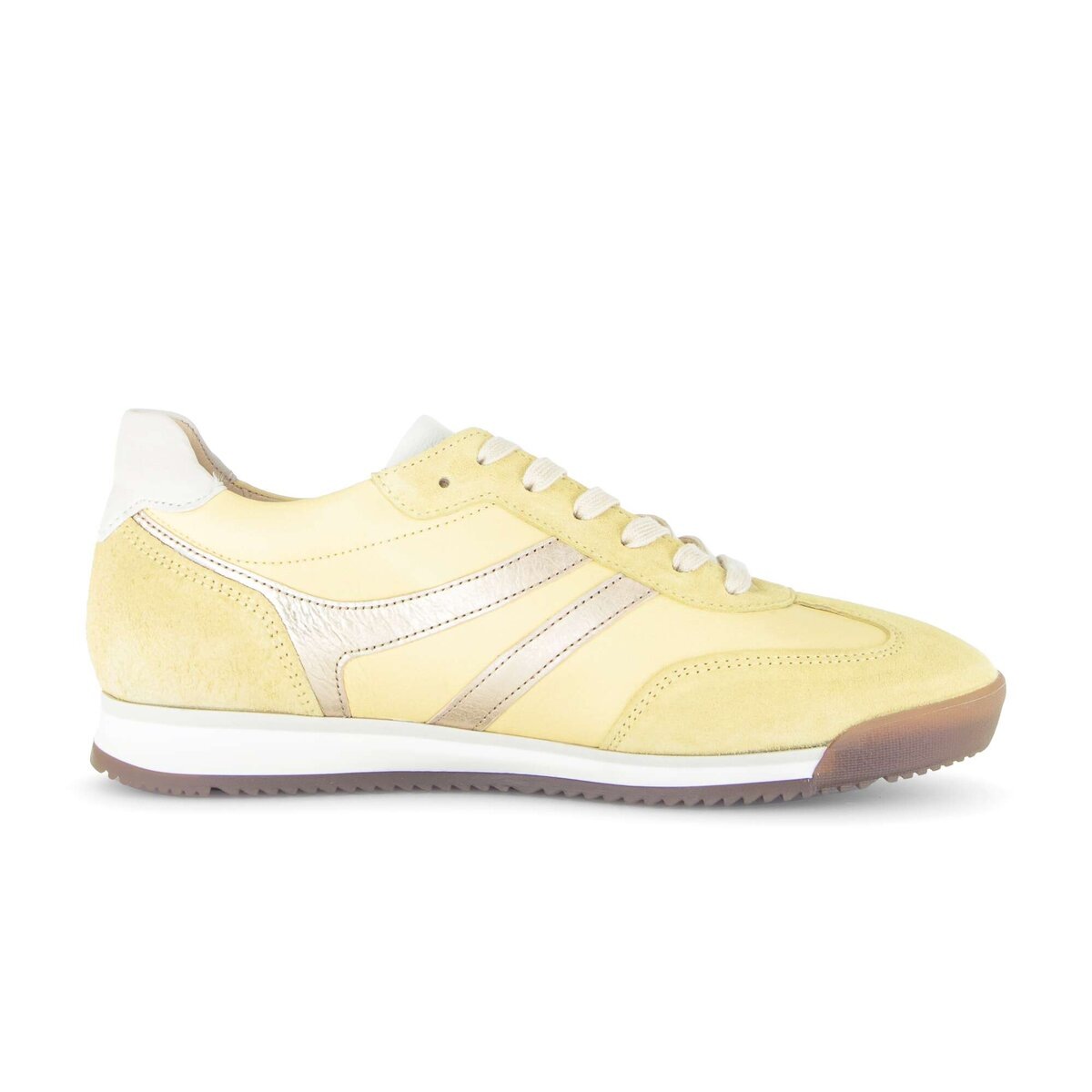Sneaker GABOR "Sneaker low", Herren, Gr. 39, gelb, Schuhe Sneaker 2