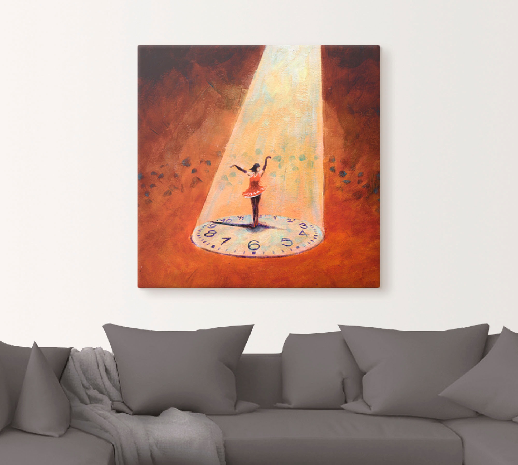 Artland Wandbild "Im Jetzt sein" Frau 1 Stk. tlg. als Leinwandbild, Poster günstig online kaufen