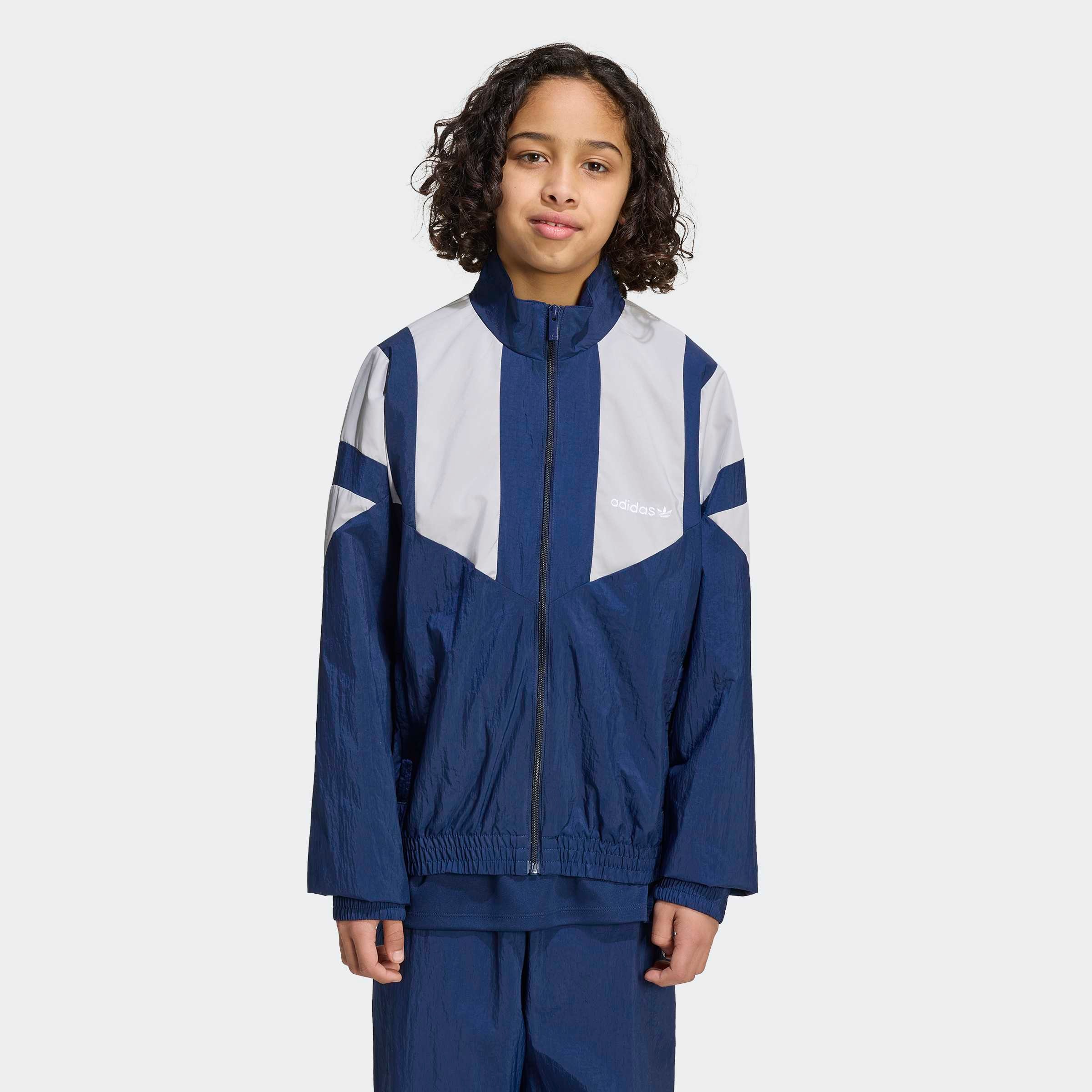 adidas Originals »OVERSIZED BLOCKED WOVEN TRACK« für Kinder, mit Reißverschluss, neutraler Schnitt