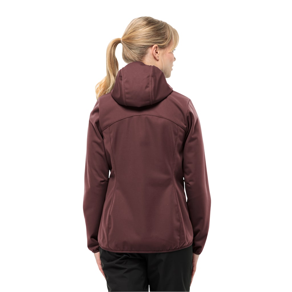 Jack Wolfskin Softshelljacke »WINDHAIN HOODY W«, mit Kapuze