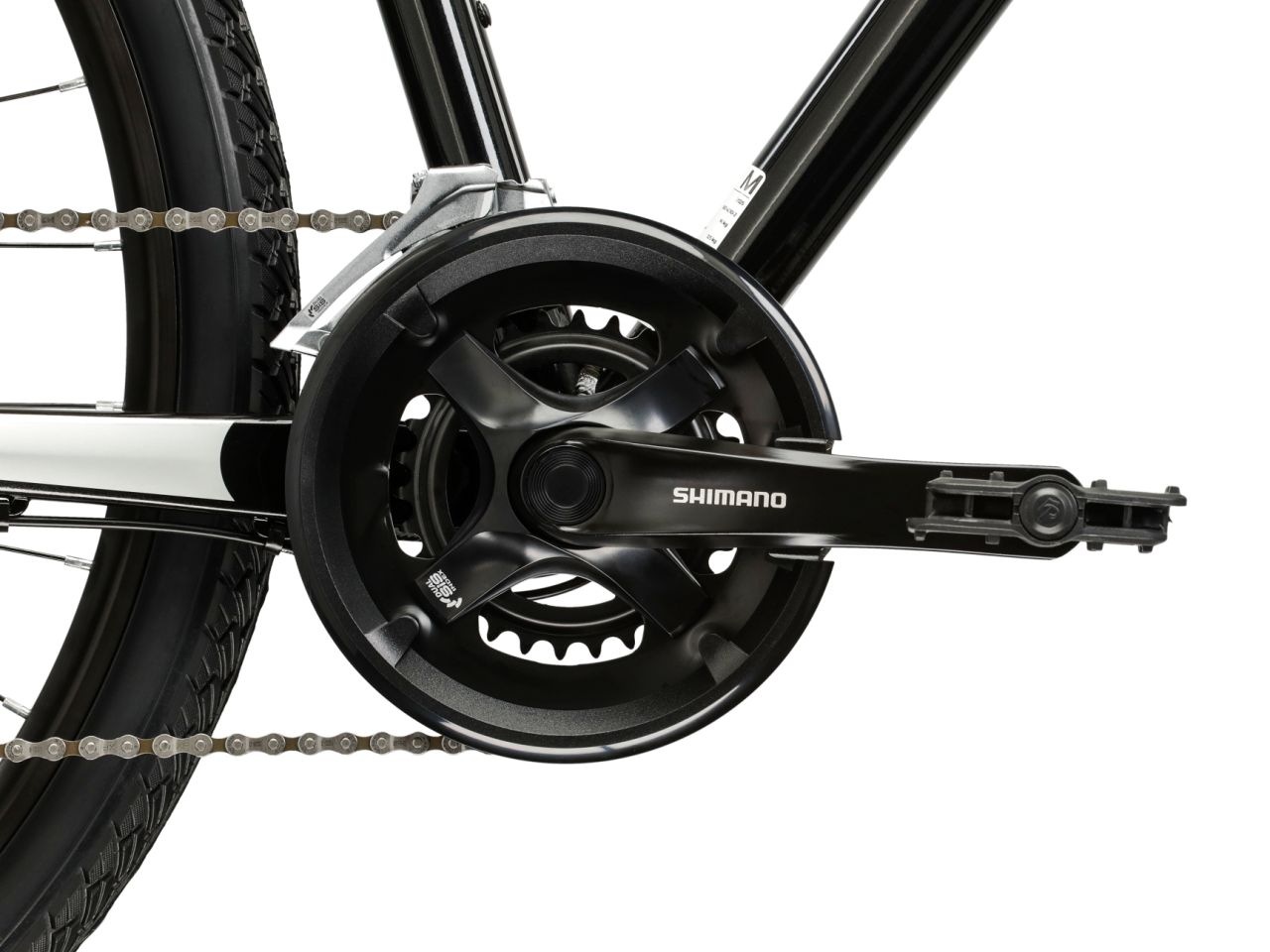 Kross Crossrad »KROSS Crossrad Herren 28" Evado 4.0 schwarz 16 Gänge« 16 Gang Shimano ACERA M3020 Schaltwerk Kettenschaltung