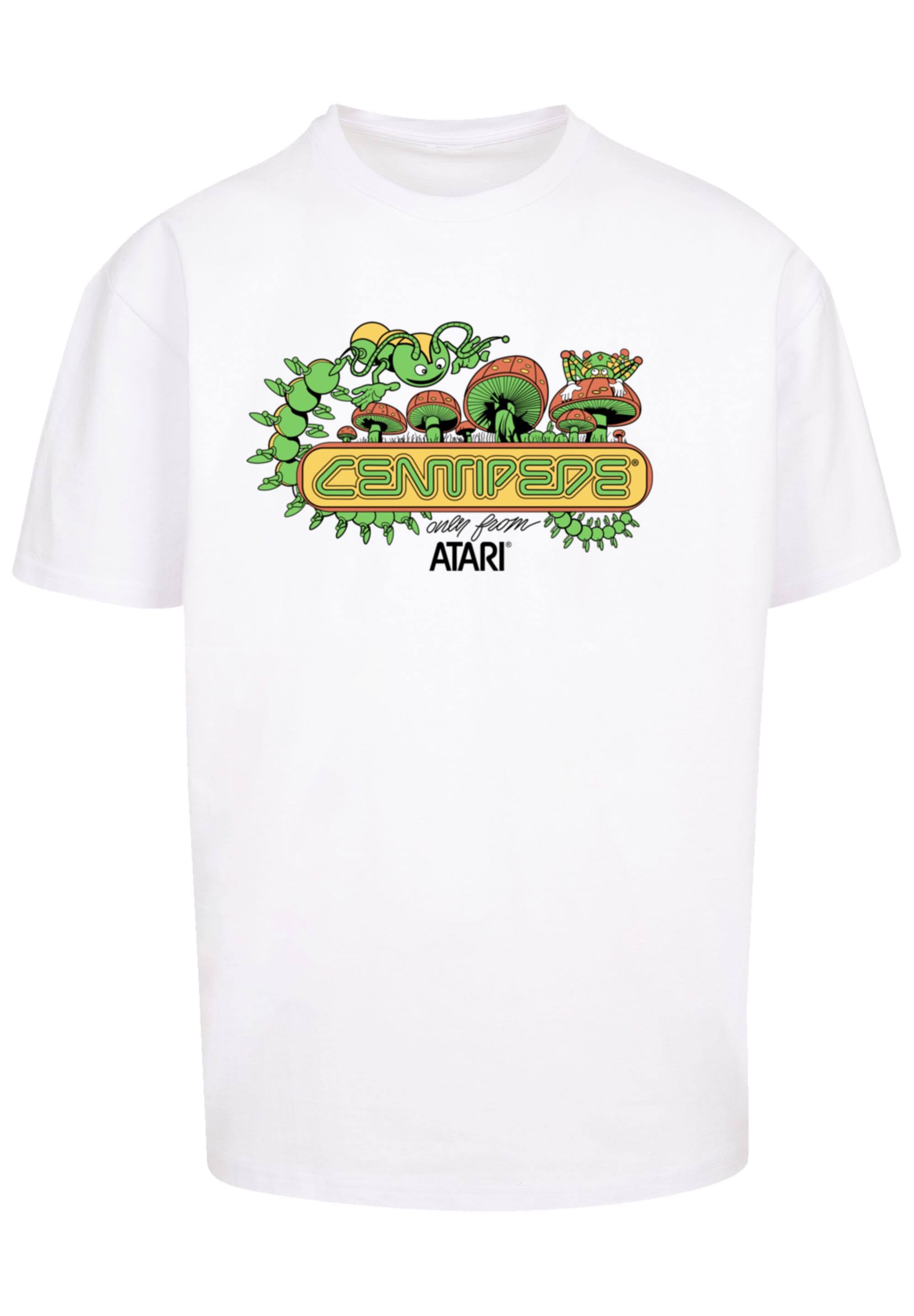 F4NT4STIC T-Shirt »Centipede Atari Retro Gaming Art«, Premium Qualität