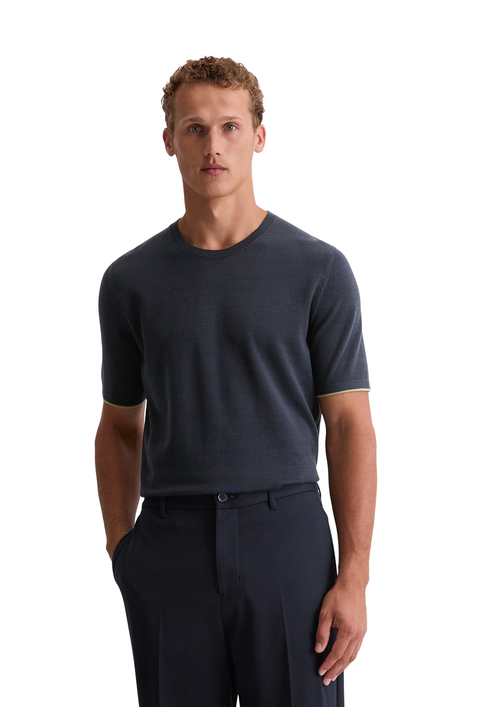 Marc OPolo 3/4 Arm-Pullover "aus reiner Bio-Baumwolle" günstig online kaufen