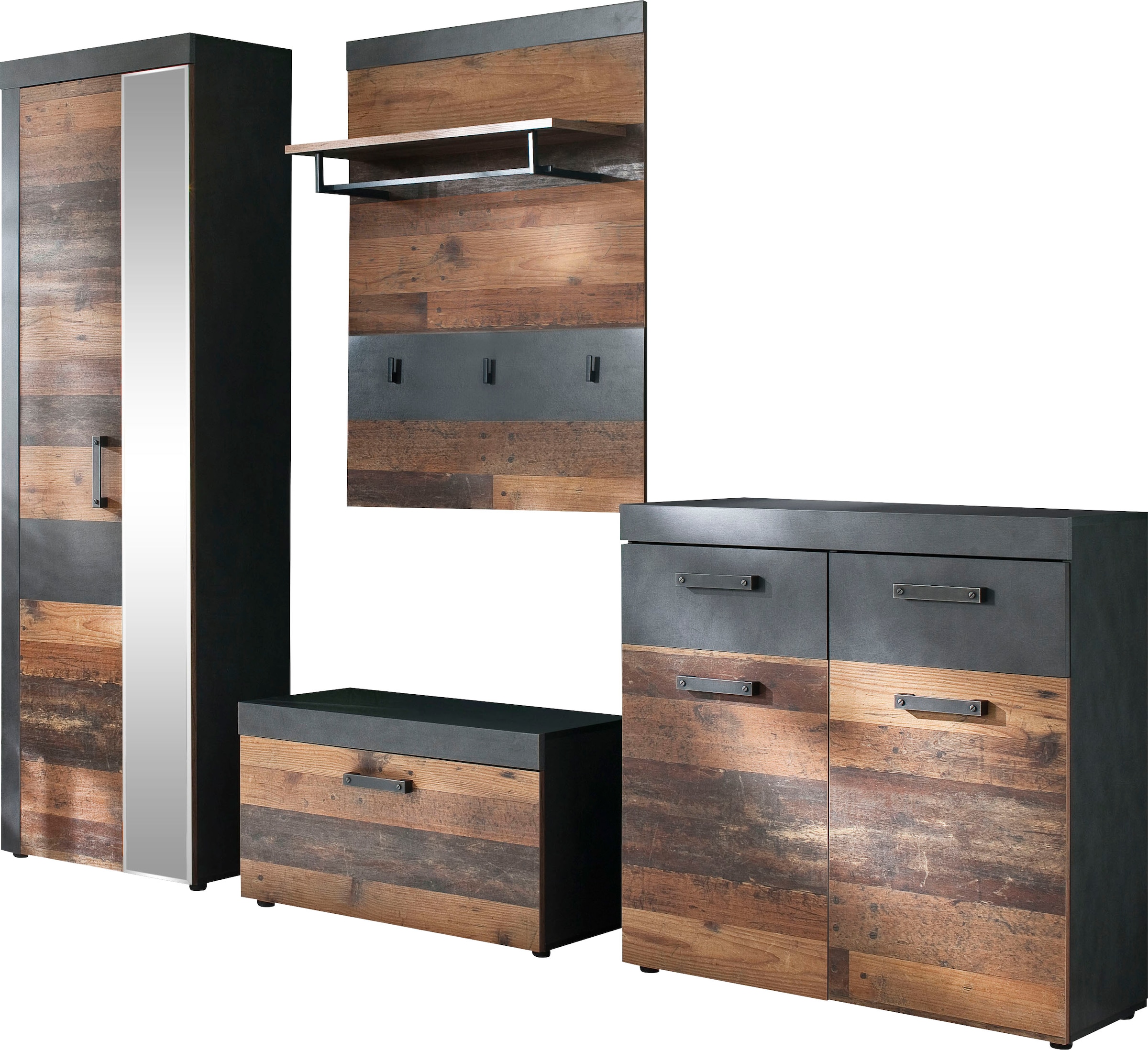 Home affaire Garderoben-Set »Ilana« Set, 4 Stk. tlg.