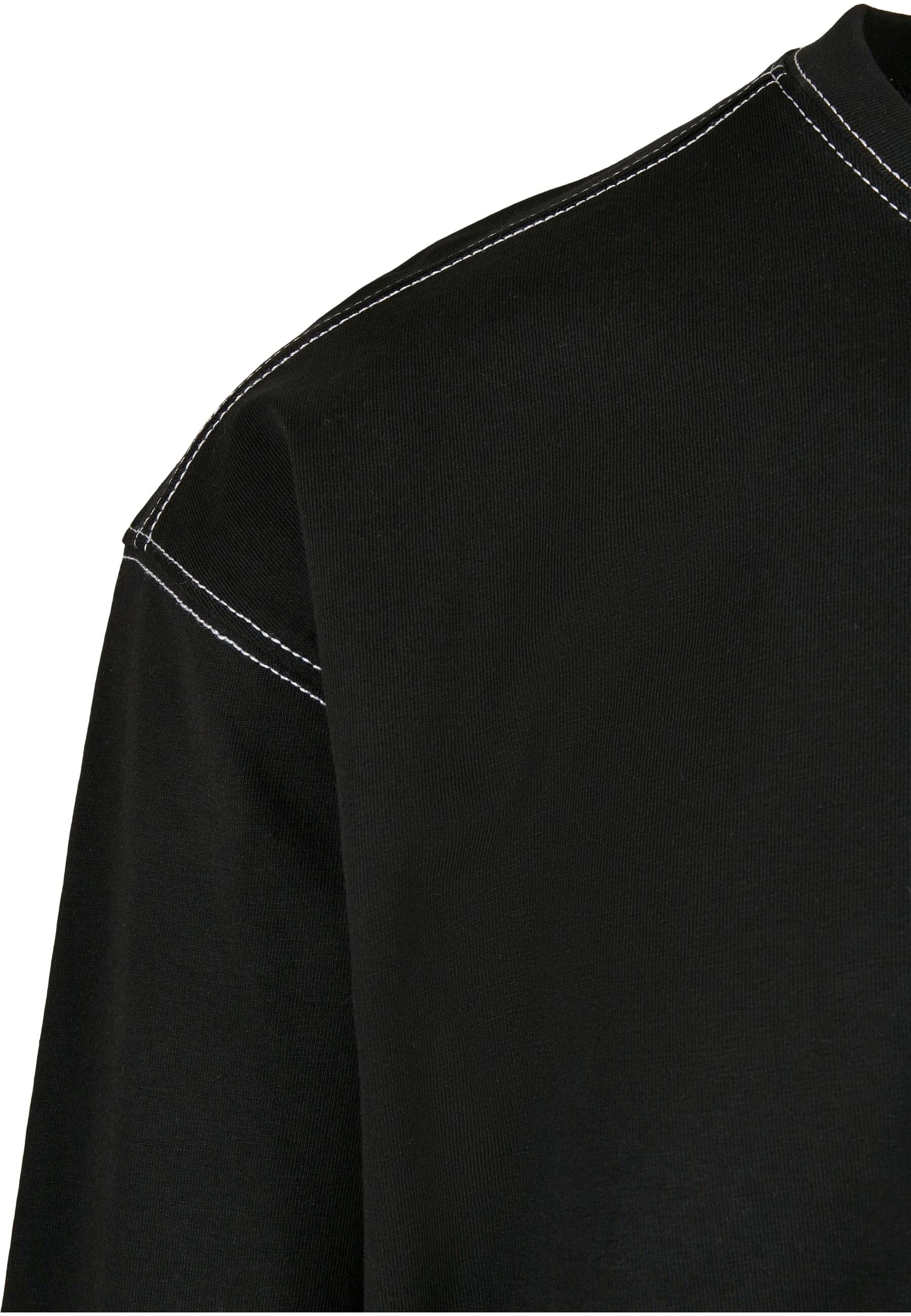 URBAN CLASSICS Longsleeve »Urban Classics Herren Heavy Oversized Contrast Stitch Longsleeve«, (1 tlg.)