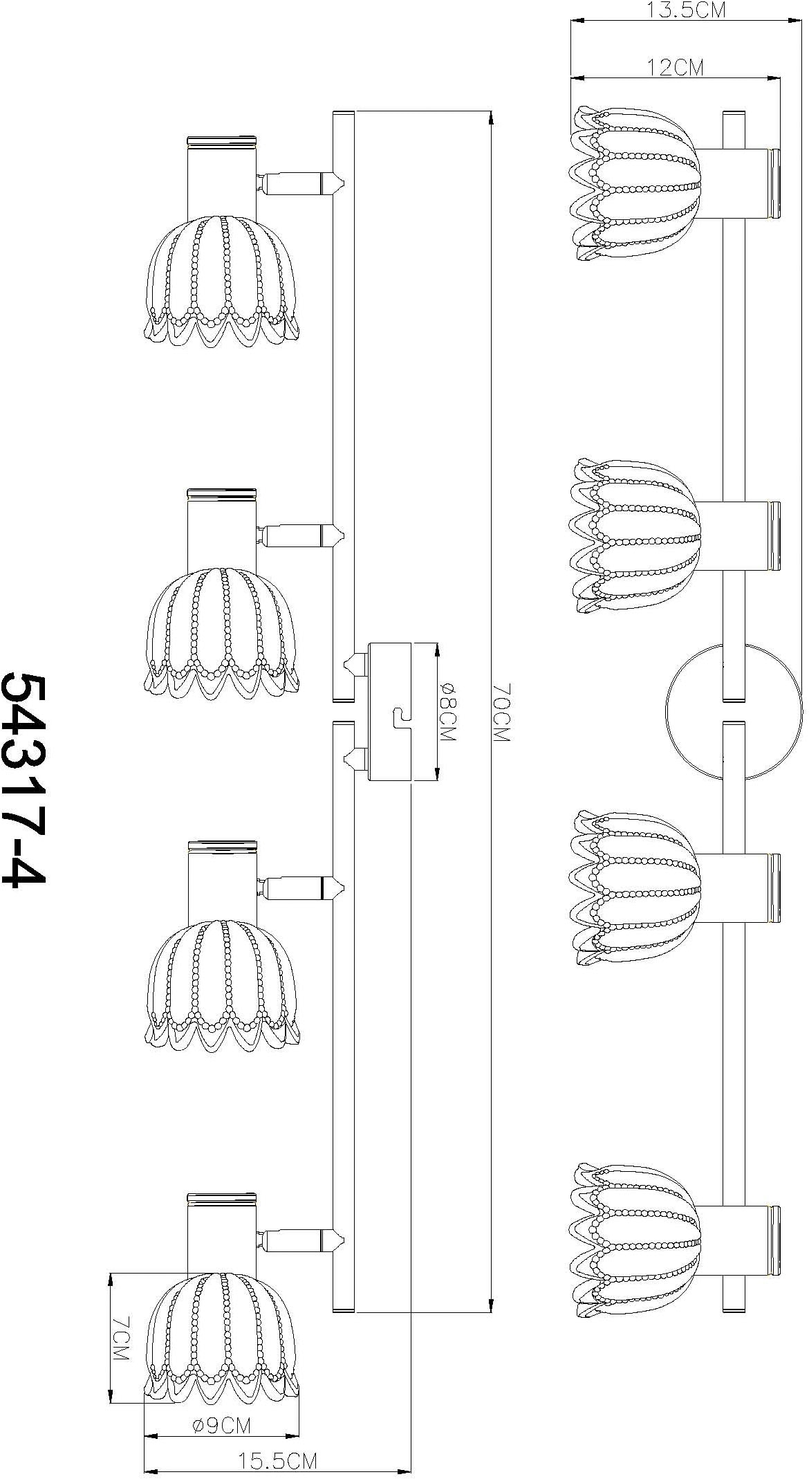 GLOBO LIGHTING Deckenspot »PLANTA« E14 1 Stk. Sandfarbener Strahler mit Holzoptik und Glas satiniert