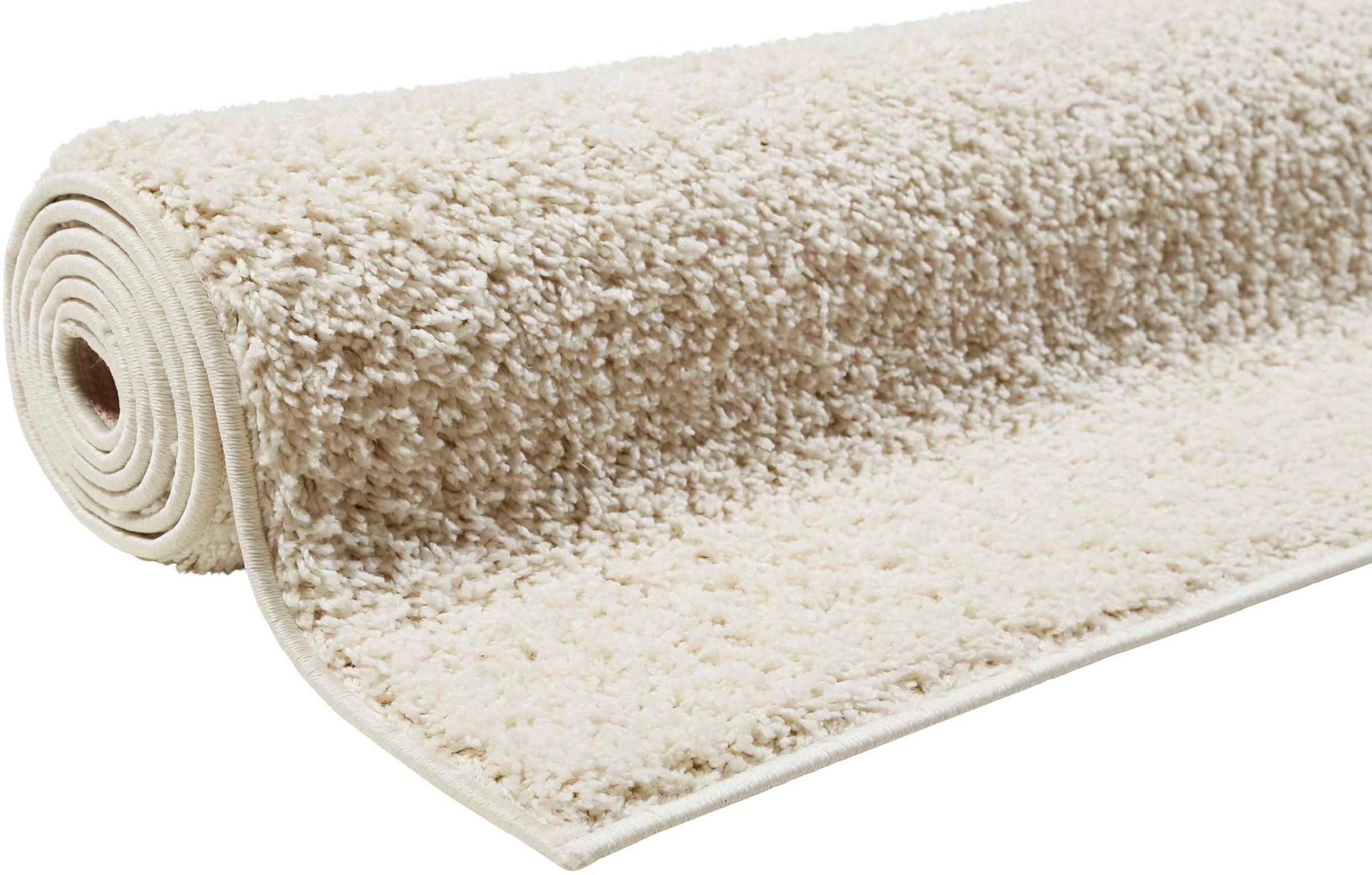Esprit Hochflor-Teppich »Whisper Shag ESP-9977«, rechteckig, 30 mm Höhe, Wohnzimmer, Schlafzimmer, uni, waschbar, mit Antirutschbeschichtung
