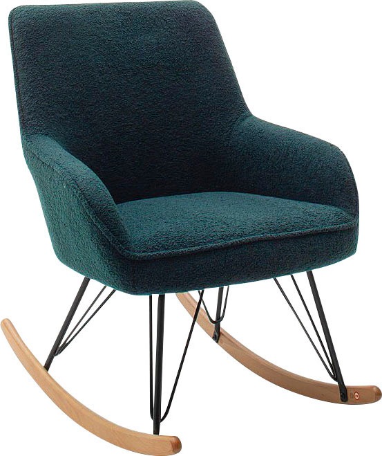 MCA furniture Schaukelstuhl "HOPKINS" () 1 Stk. Microfaser Kufe: Buche, eic günstig online kaufen