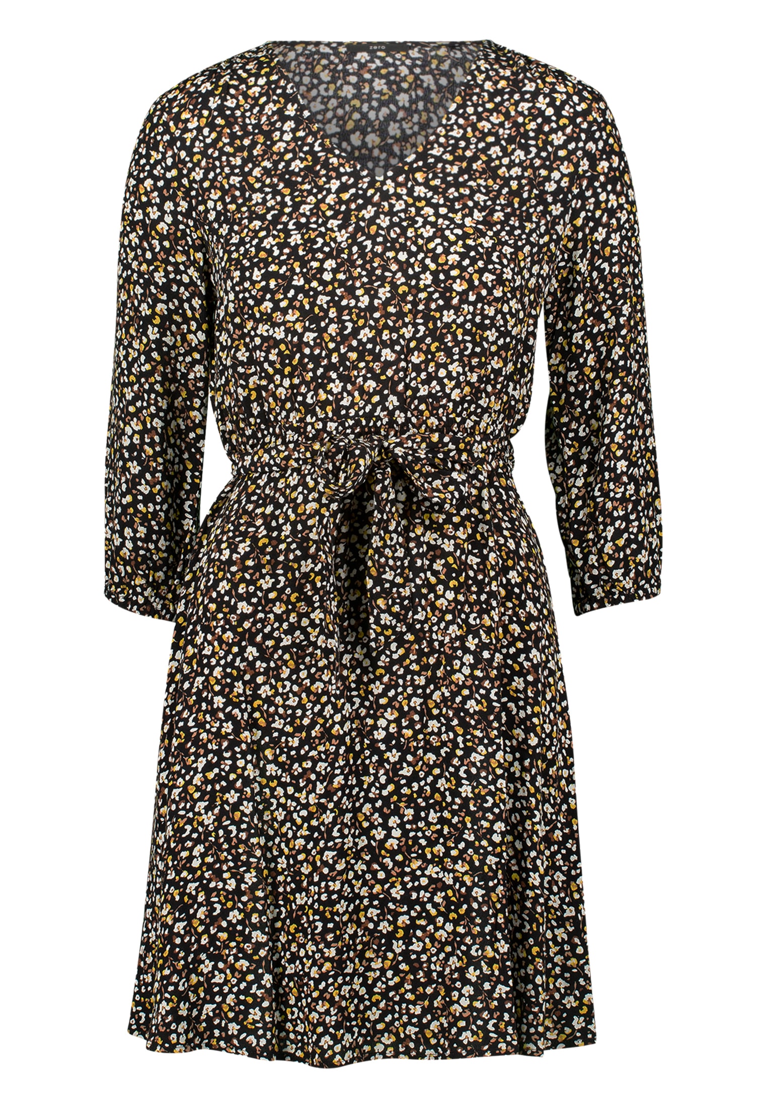 Zero Minikleid »zero Minikleid mit Blumendruck«, Gürtel