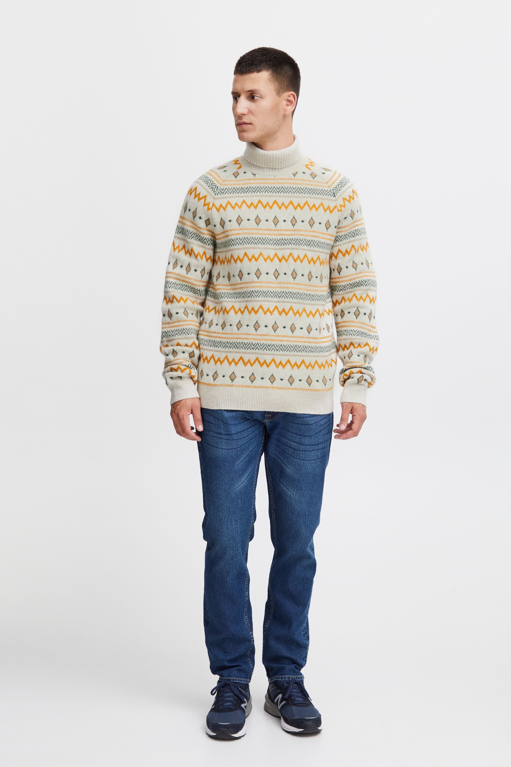 Thumbnail - Blend Rollkragenpullover "BHPullover" Stilvoller Basic Strickpullover mit Rollkragen