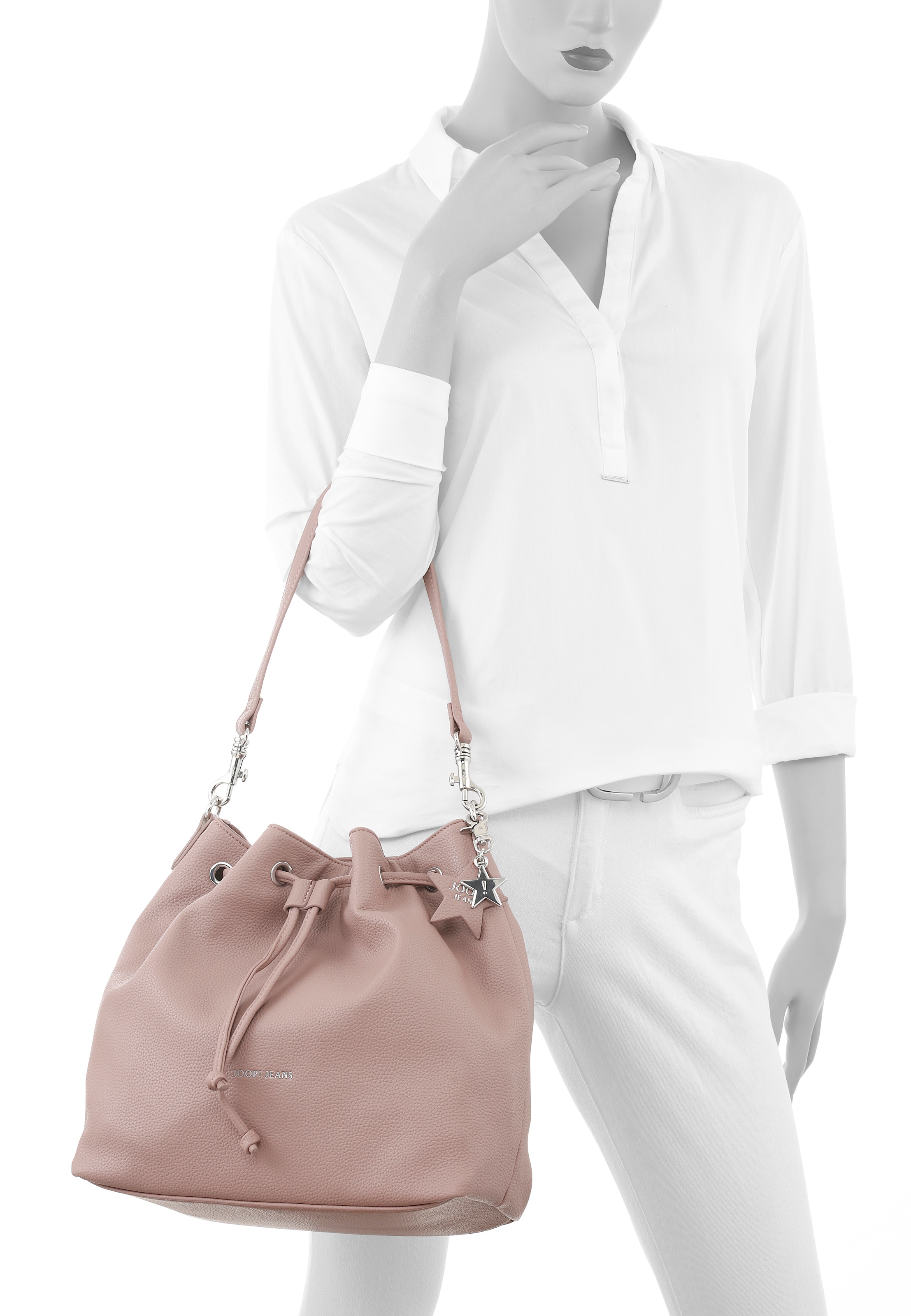Joop Jeans Schultertasche »salve zohara matchsack mvo« Damen Umhängetasche, Handtasche, Tragetasche mit stylischen Details