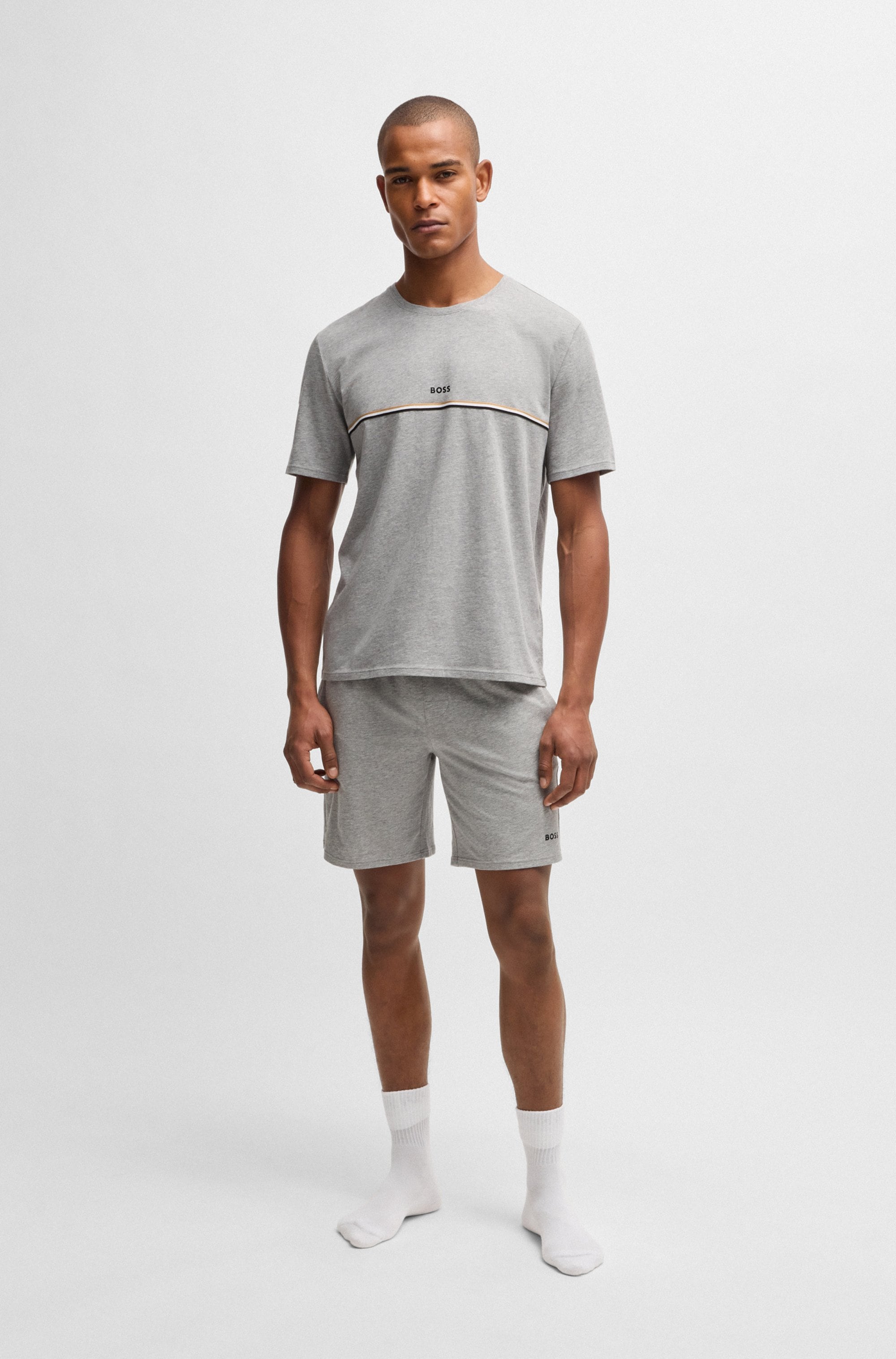 BOSS T-Shirt »Unique T-Shirt«, mit BOSS Logodruck