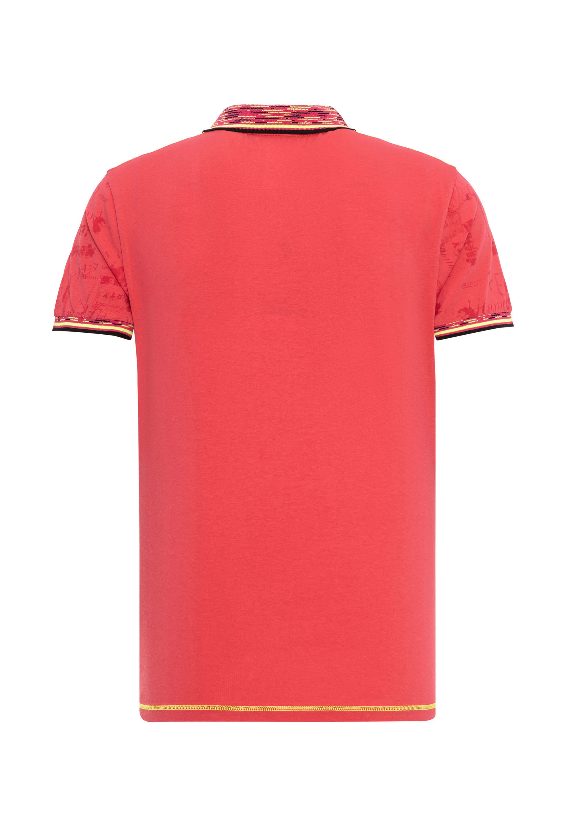 Cipo & Baxx T-Shirt »Poloshirt«, mit stylischem Print
