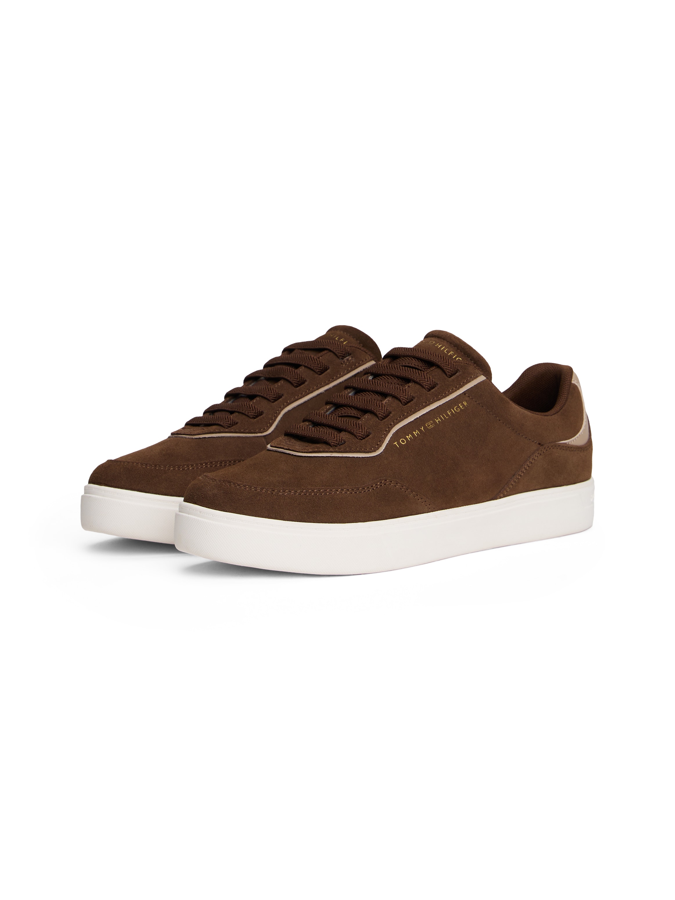 Tommy Hilfiger Plateausneaker "CASUAL SUEDE SNEAKER", Freizeitschuh, Halbsc günstig online kaufen