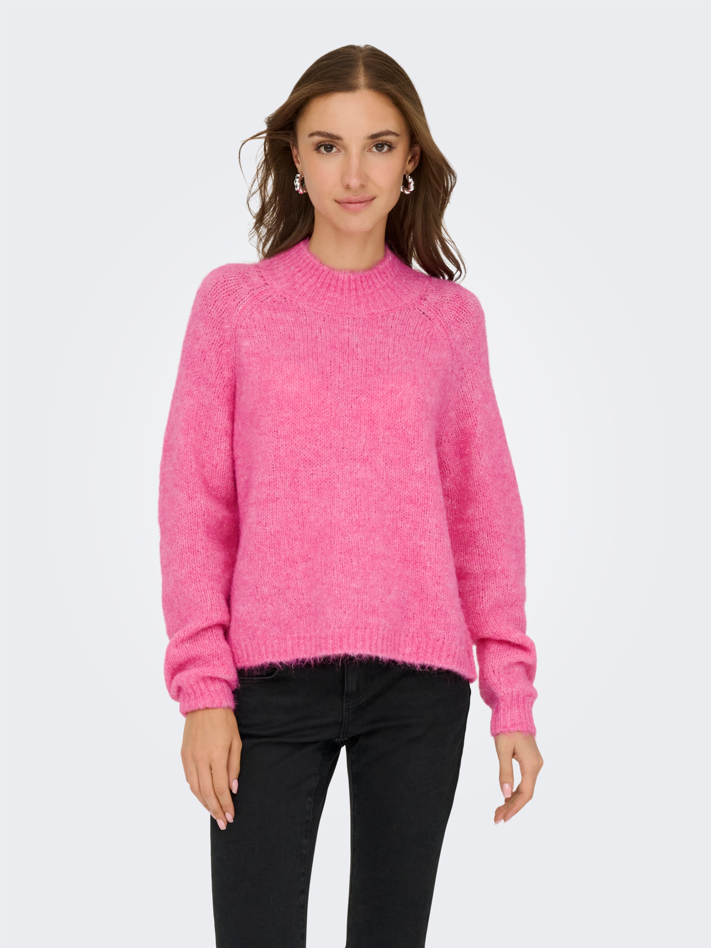 JDY Stehkragenpullover "JDYZOEY LIFE L/S HN RAGLAN PUL KNT NOOS" günstig online kaufen