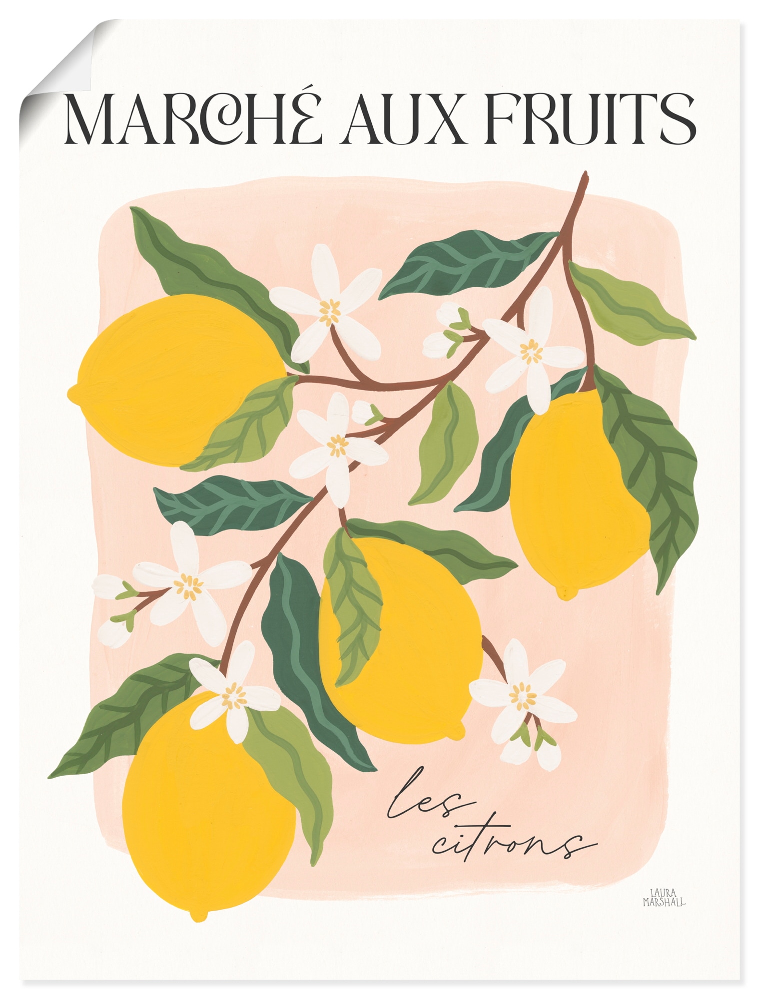 Artland Wandbild "Marche aux Fruits II" Pflanzenbilder 1 Stk. tlg. als Alubild, Leinwandbild, Poster, Wandaufkleber in verschied. Größen