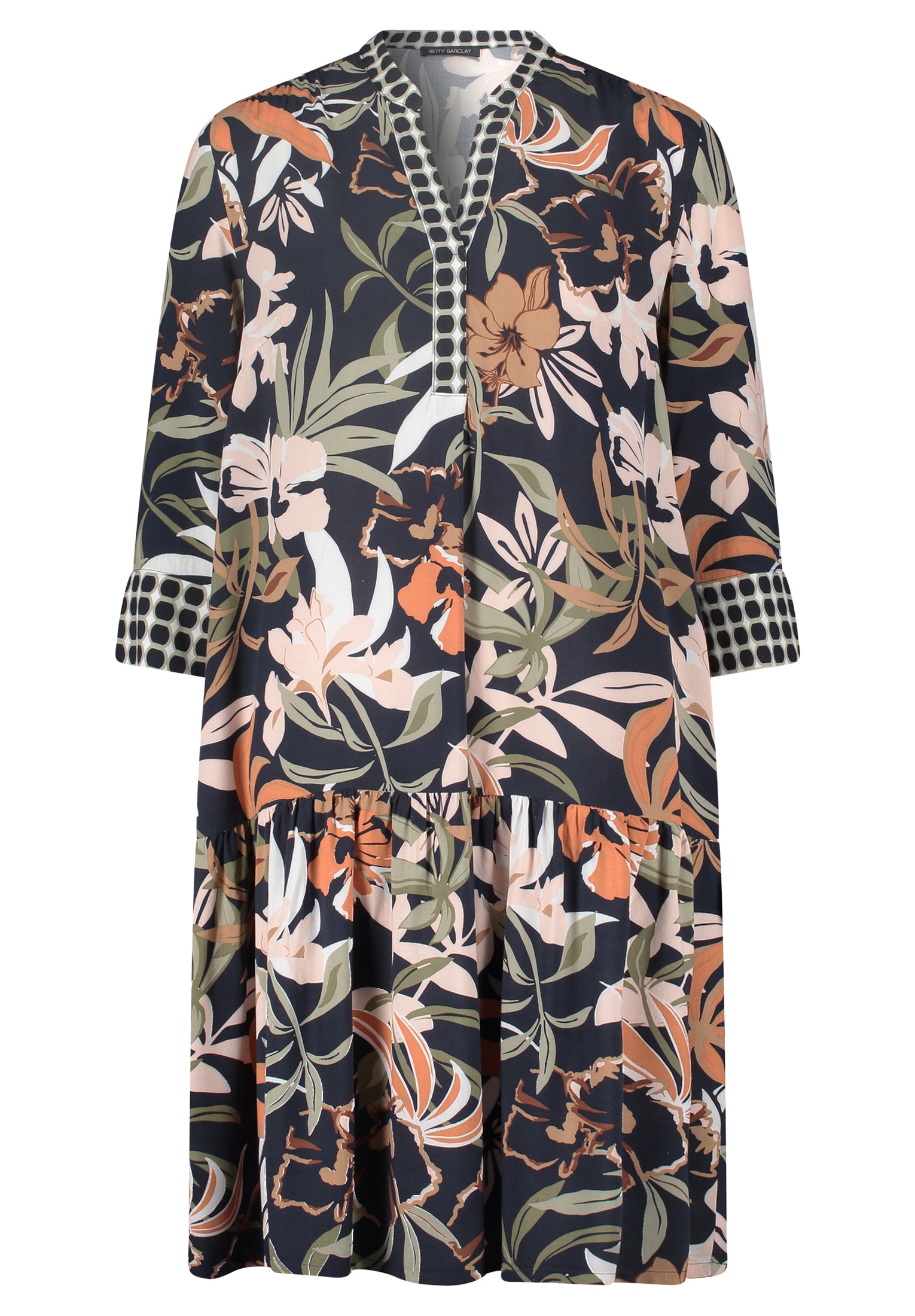 Betty Barclay Sommerkleid »Betty Barclay Stufenkleid mit 3/4 Arm«, Druck