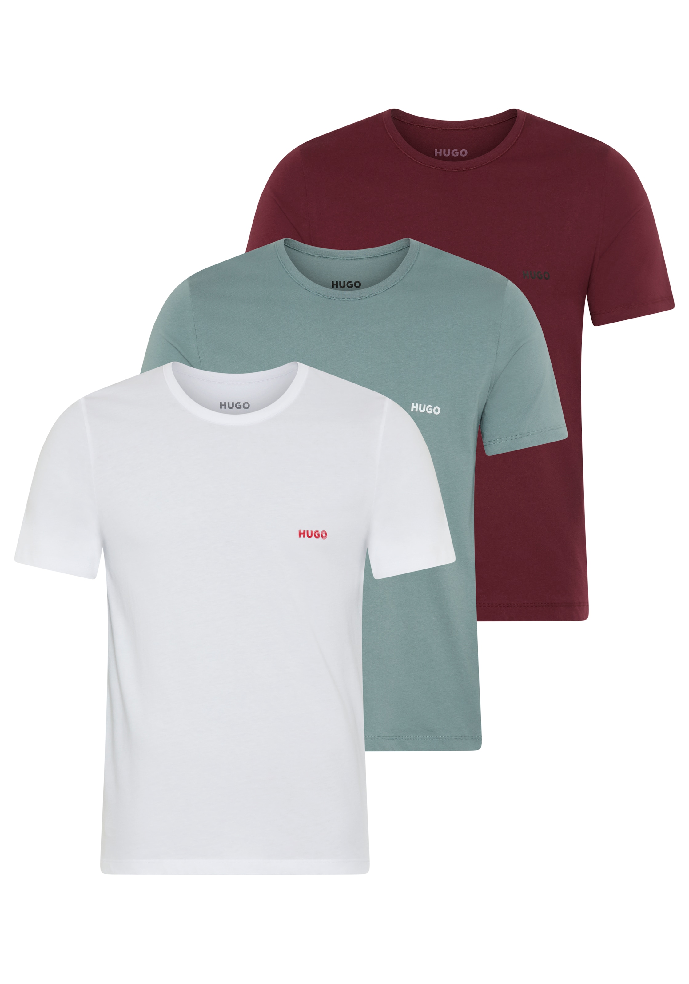 HUGO Underwear T-Shirt »RN TRIPL« Packung, 3 Stk. mit Rundhalsausschnitt