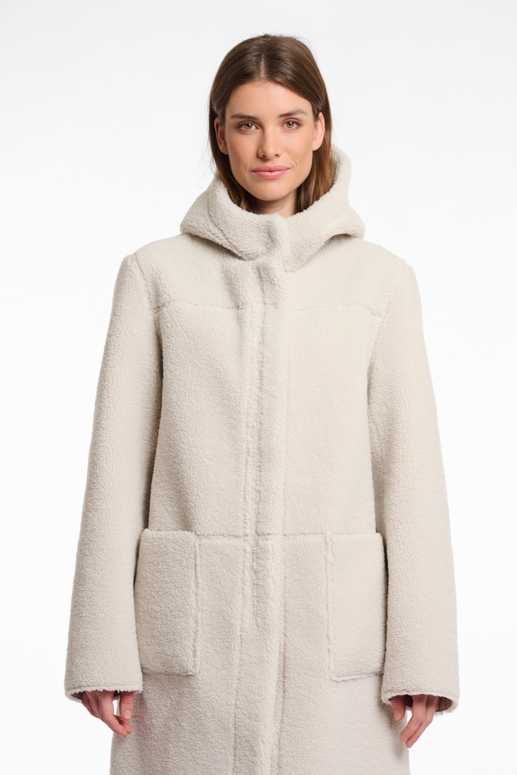 Rino & Pelle Kurzmantel "ALINA" mit Kunstleder-Details günstig online kaufen