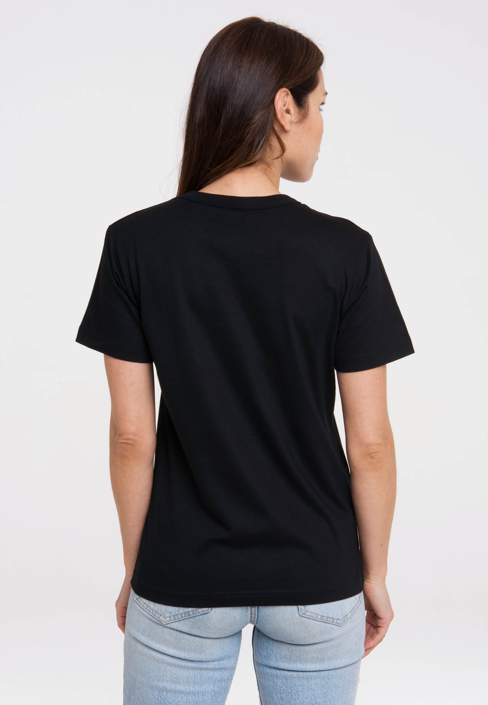LOGOSHIRT T-Shirt »Rick & Morty - Raumschiff«, mit lizenziertem Print