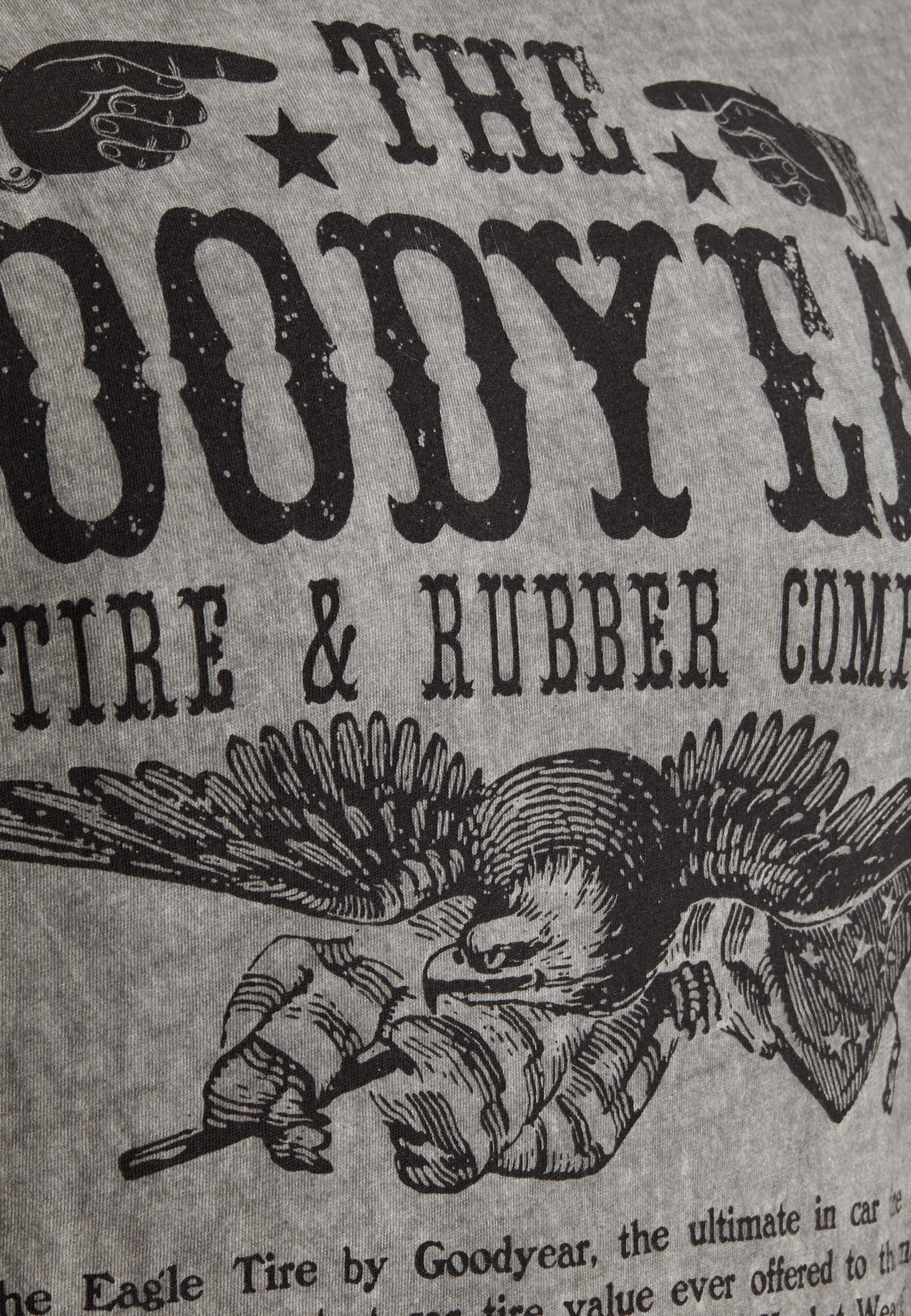 Goodyear T-Shirt, mit coolem Frontprint