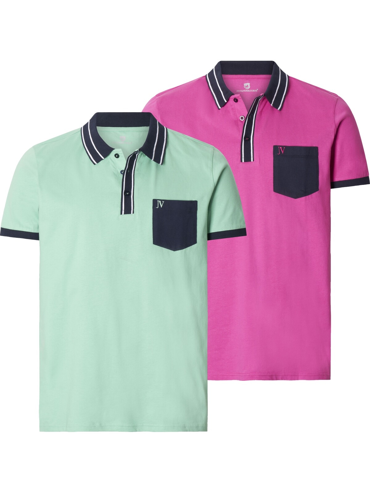 Jan Vanderstorm Poloshirt "Doppelpack Poloshirt SKALLE" günstig online kaufen
