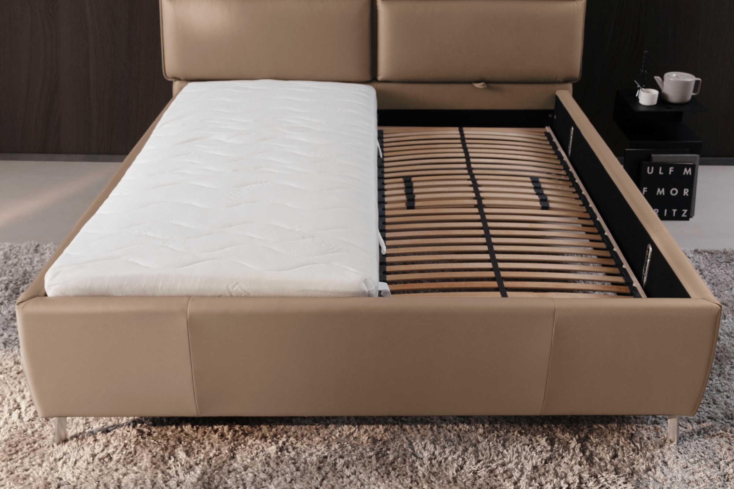 Home affaire Polsterbett "Cozy Town" inkl. 7-fache Einlegetiefenverstellung günstig online kaufen