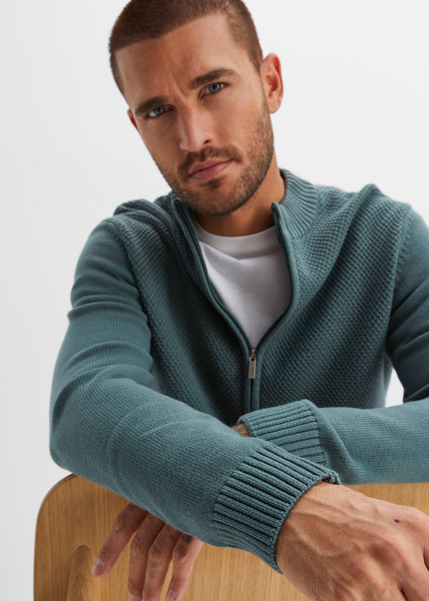 bonprix Strickjacke "Feinstrickjacke aus reiner Baumwolle", Feinstrickjacke günstig online kaufen