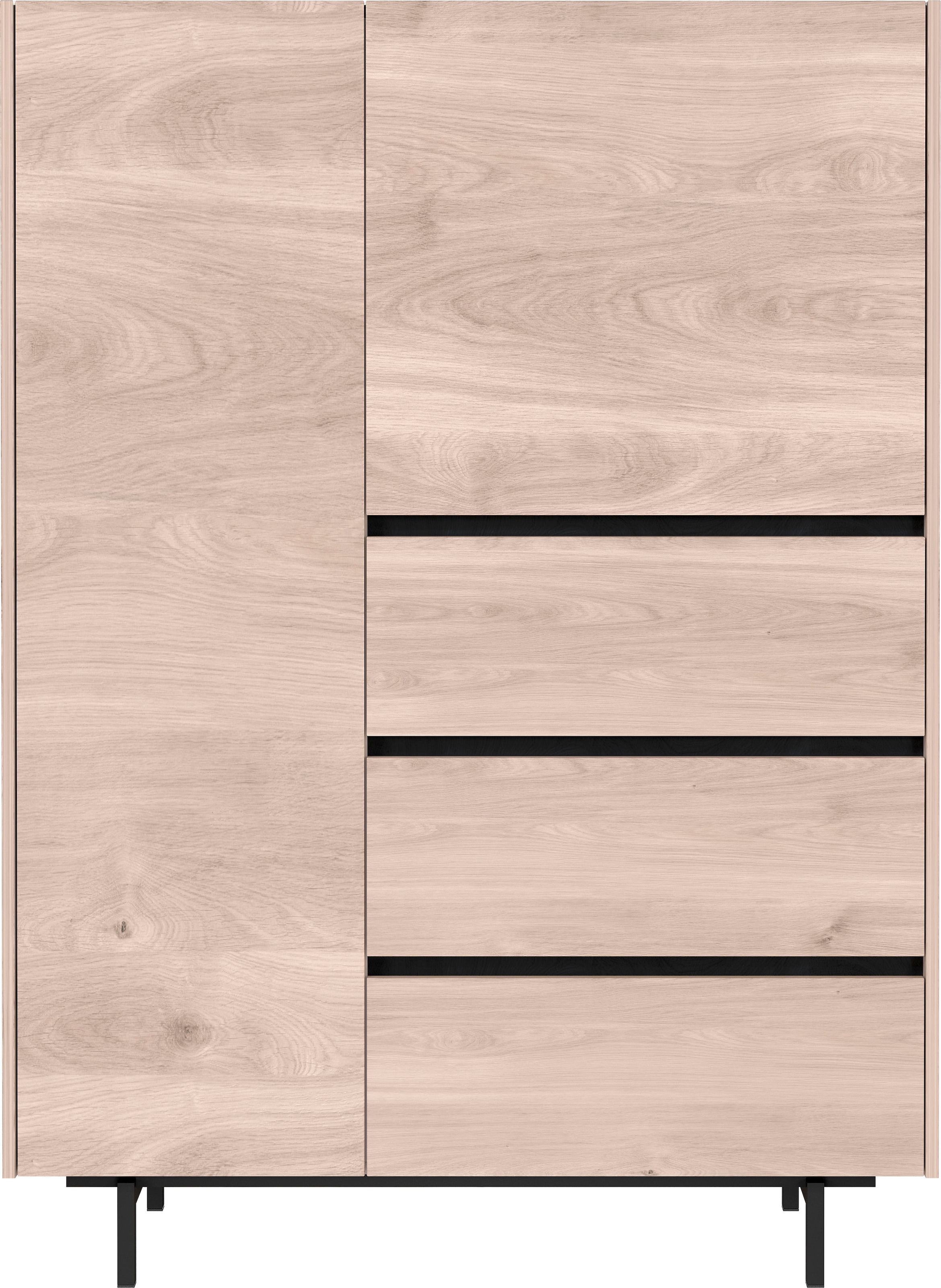 Highboard »Cantoria«, Soft close-Funktion bei Türen und Schubladen, griffloses Design