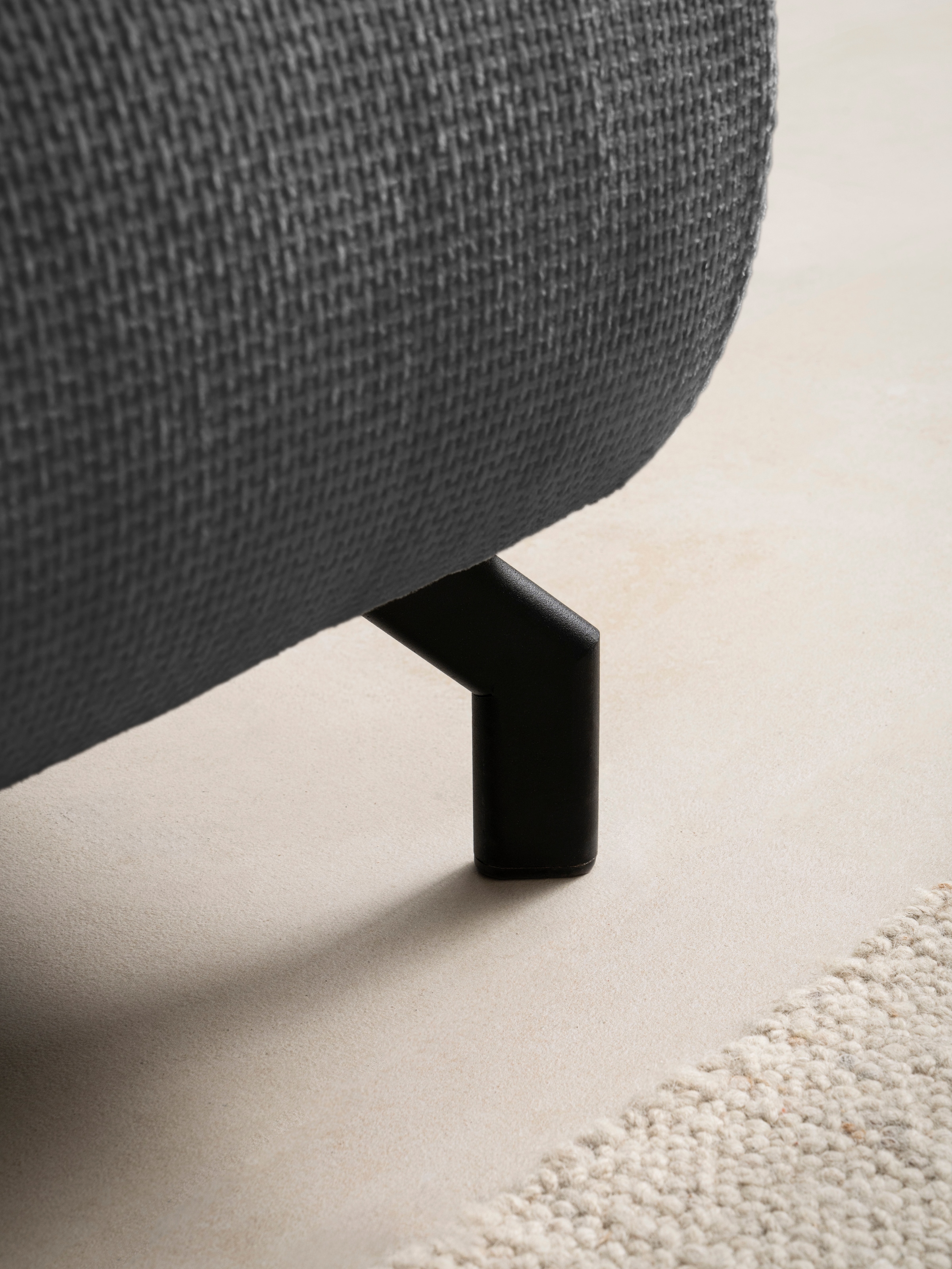 OTTO home Ecksofa »KELLIE, L-Form, 315 cm, verstellbare Armlehne, Metallfüße,« wahlweise Recamiere links o. rechts, Chenille-Stoff, hoher Sitzkomfort