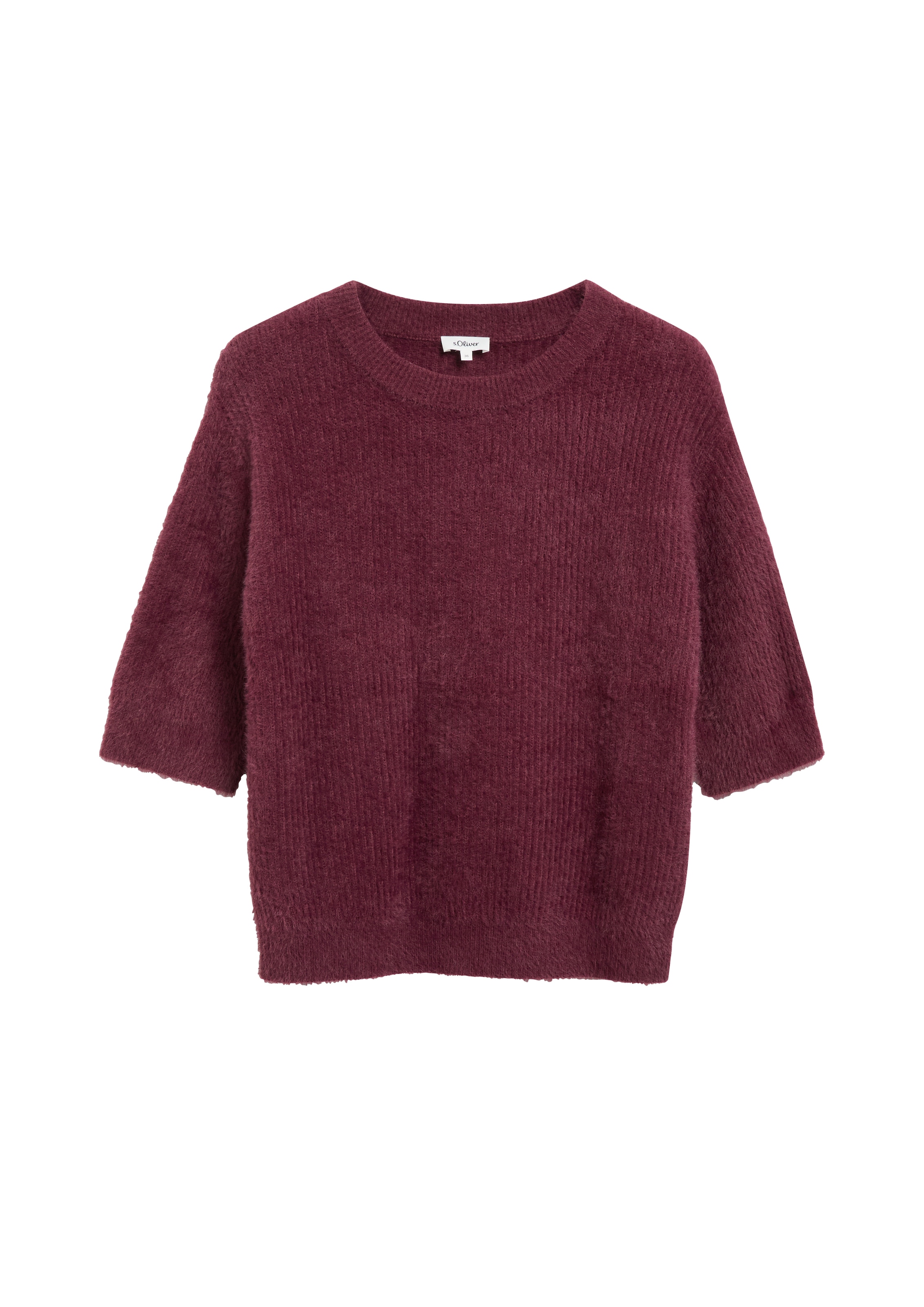 s.Oliver Strickpullover 3/4-Arm mit Rundhals