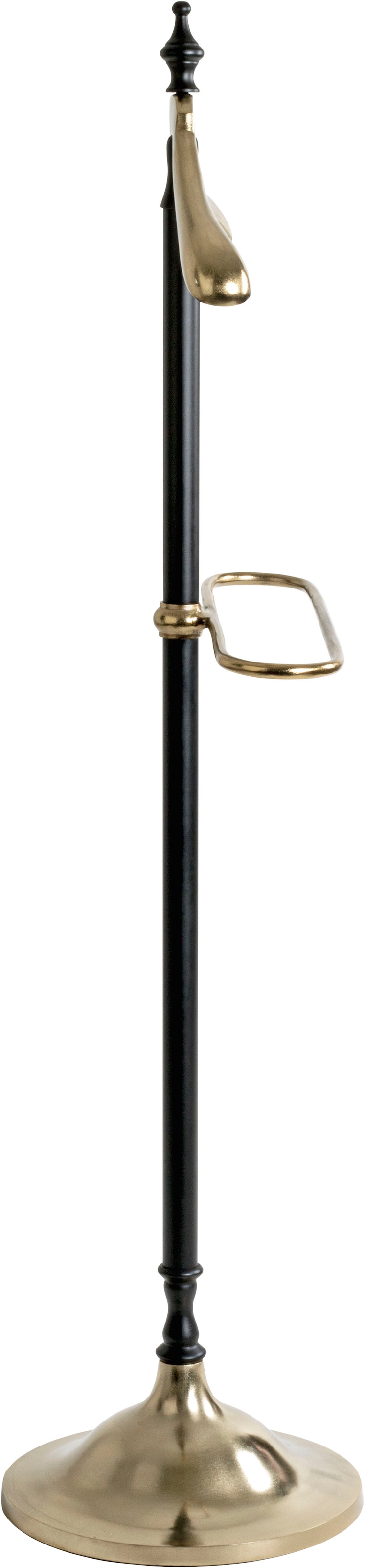 HAKU Herrendiener »Anzugständer, Dressboy, Kleiderboy, Kleiderbutler, Stiller Diener« freiform - aus Metall gold, schwarz -B/T/H 45/32/130 cm