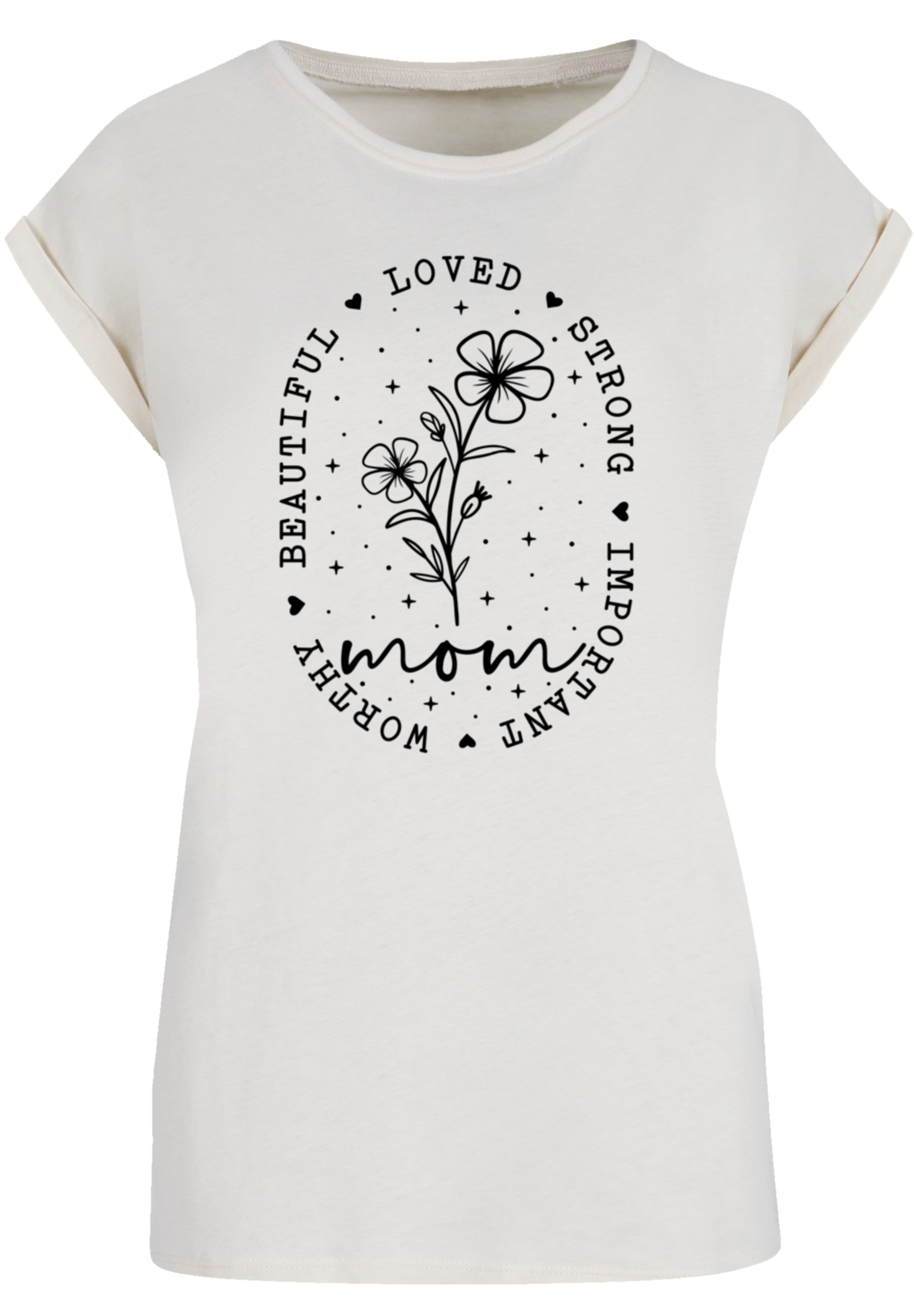 F4NT4STIC T-Shirt "Mothers Day Black Art Print for Mom Best Mom Ever", Prem günstig online kaufen