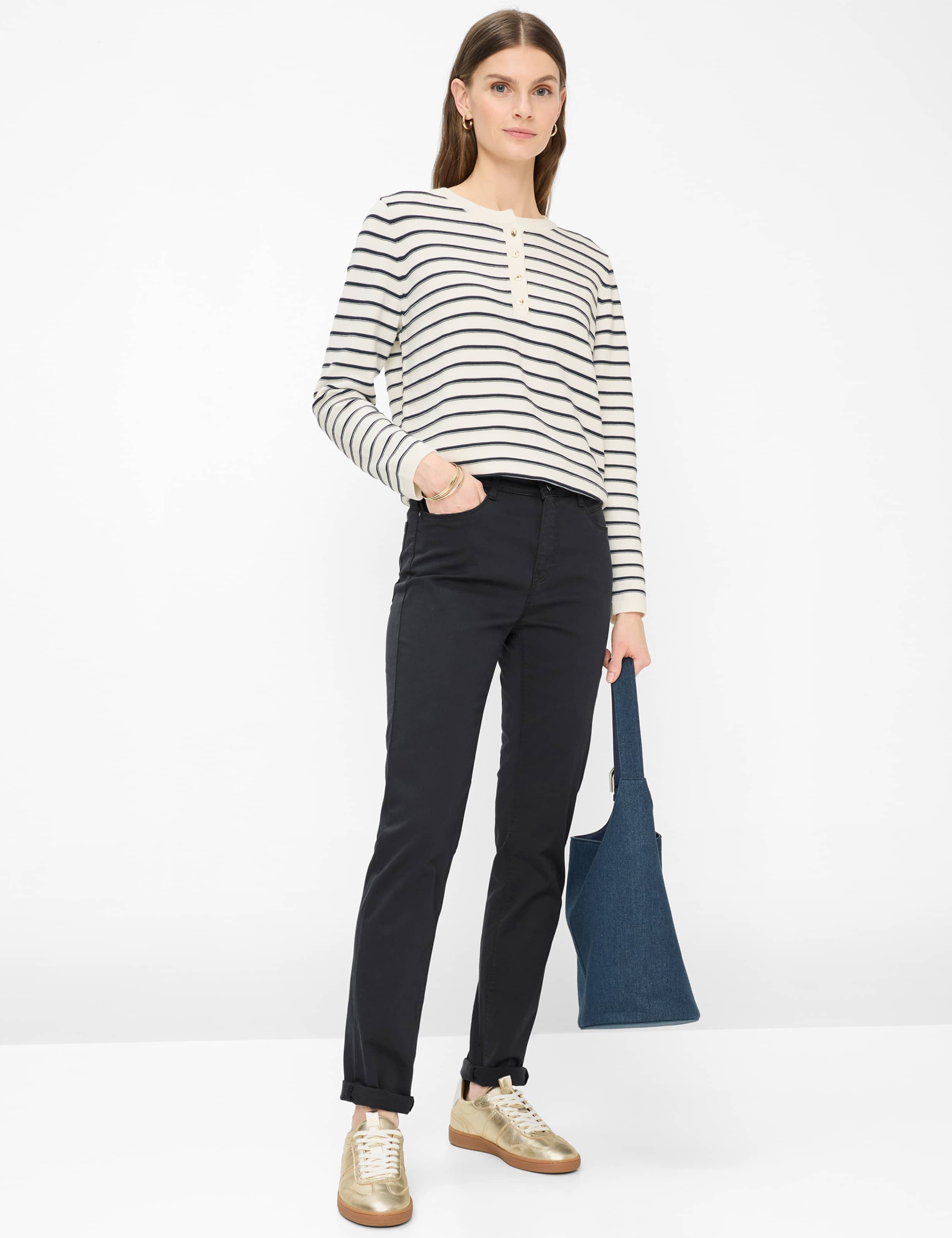Brax Mary 5-Pocket Trousers Blue 40 4
