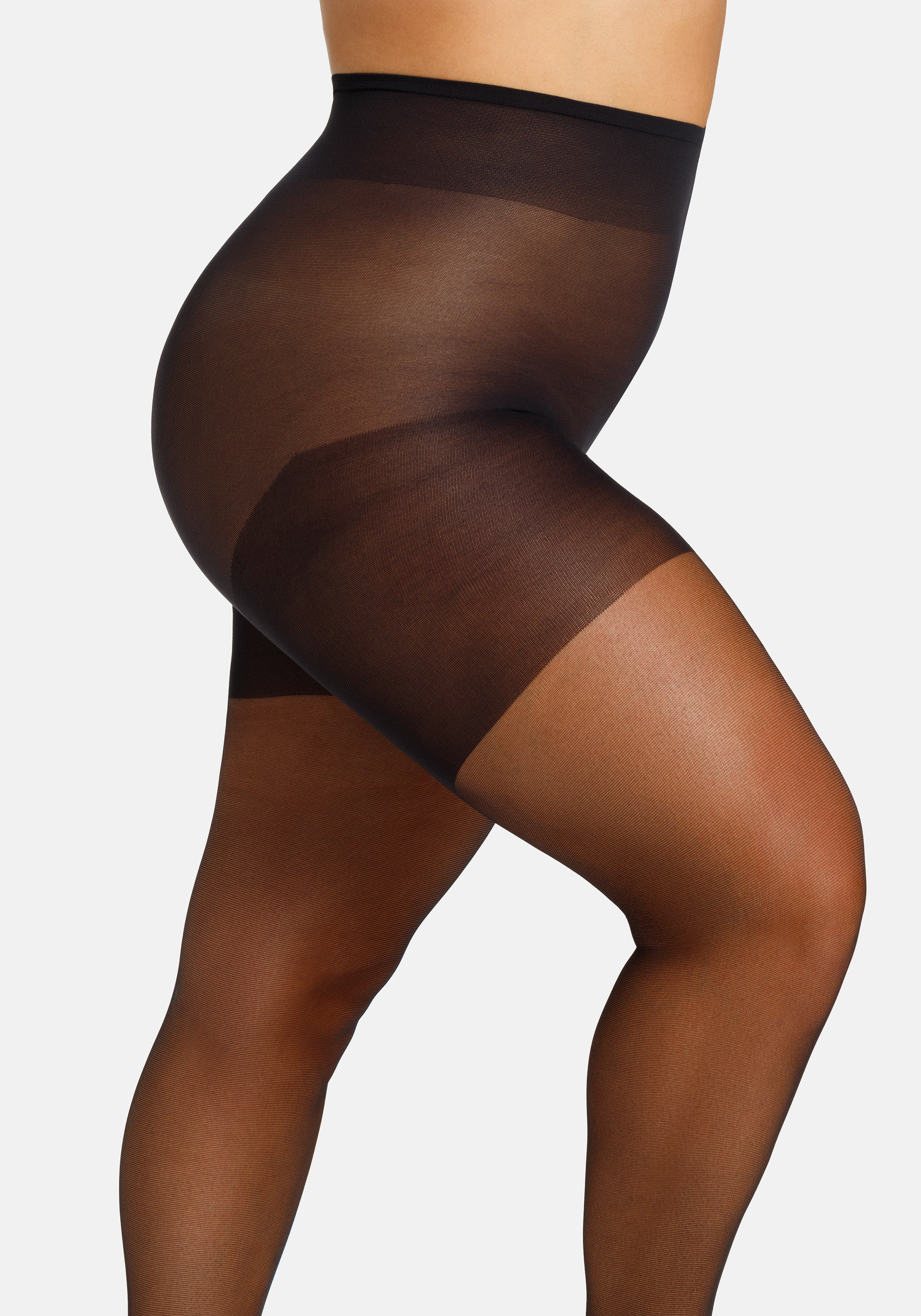 Thumbnail - Camano Feinstrumpfhose "fine curvy" 20 2er Pack, Curvy-Tights, matt, extra breiter Bund