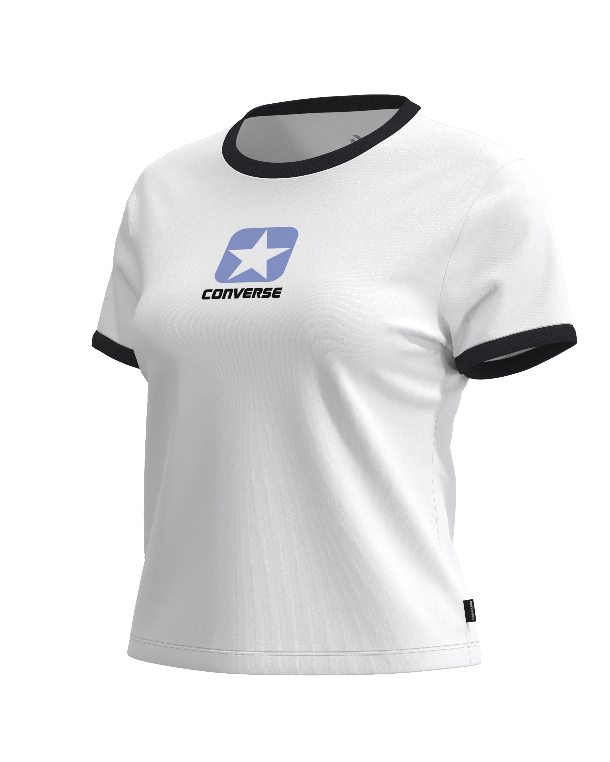 Converse T-Shirt »RETRO BOX STAR TEE« mit sportlichem Schnitt, Kurzarmdesign, aus Baumwolle, für Erwachsene