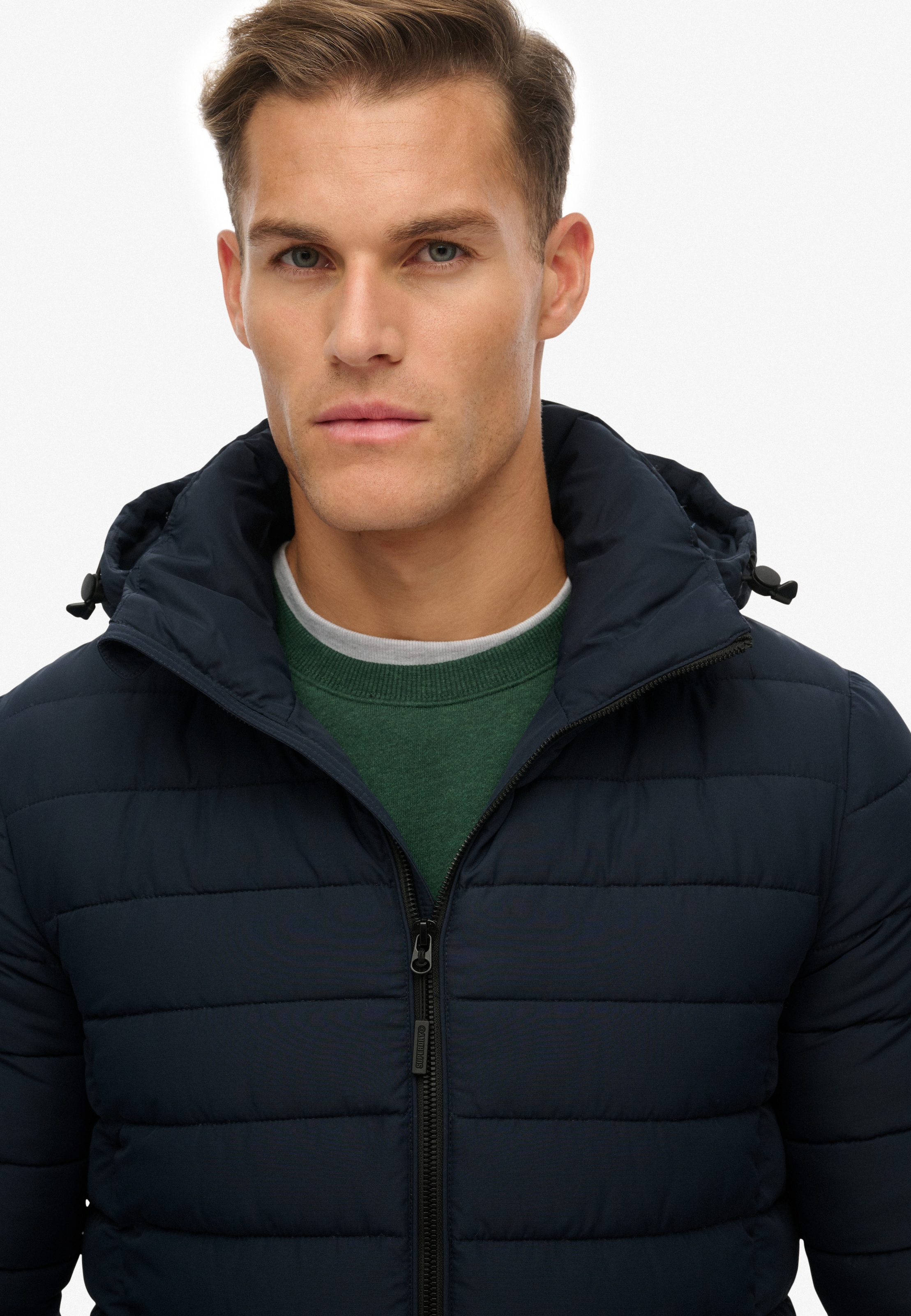 Superdry Steppjacke »HOODED FUJI JACKET« mit Kapuze Kunstfaser, regular fit