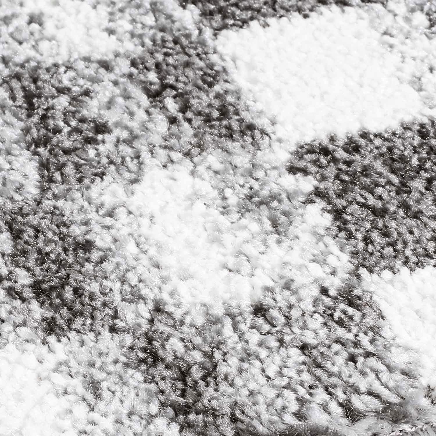 Carpet City Teppich »Moda 1141«, rechteckig, 11 mm Höhe, Kurzflor, Karo, weich, Wohnzimmer, Schlafzimmer