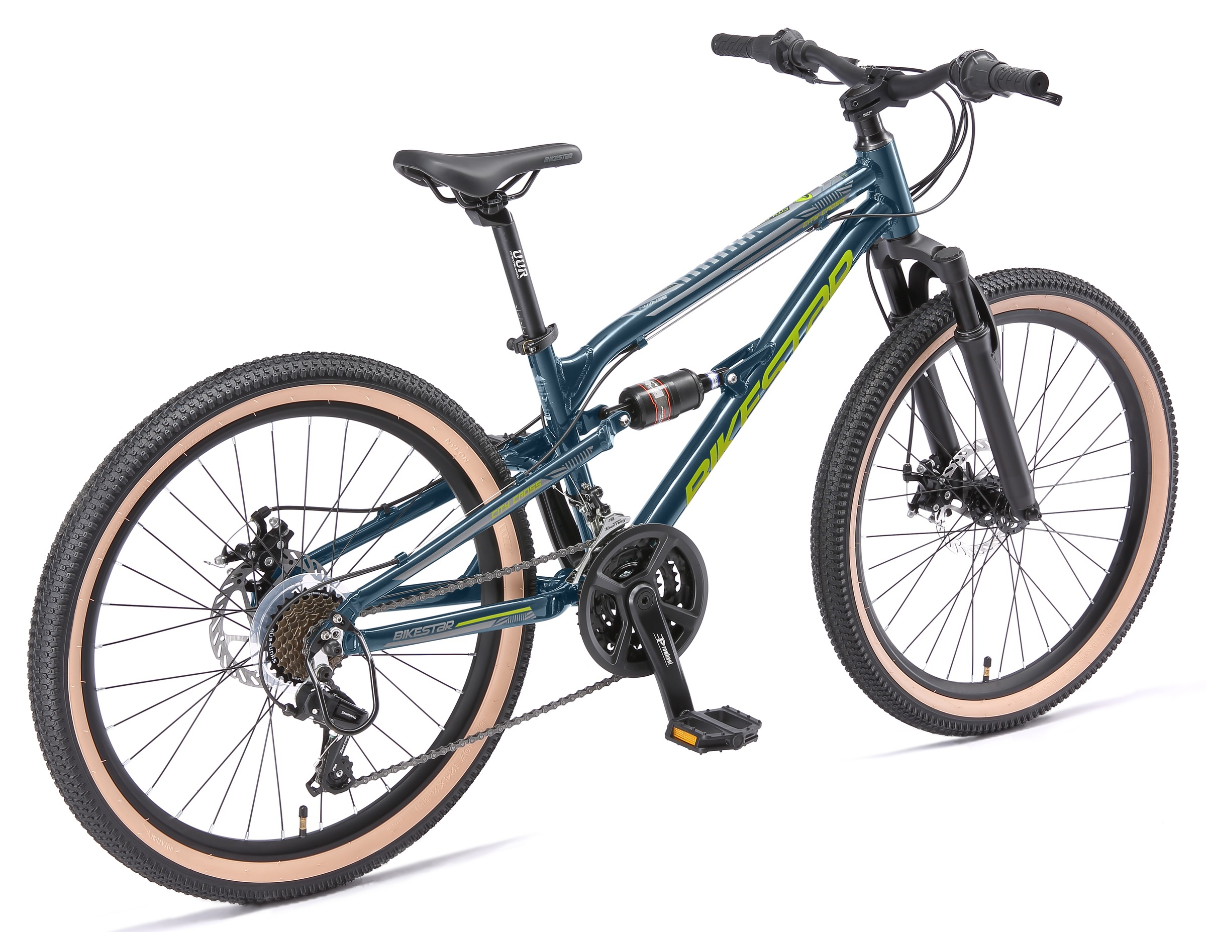 Bikestar Jugendfahrrad 21 Gang Shimano RD-TY21 Schaltwerk Kettenschaltung