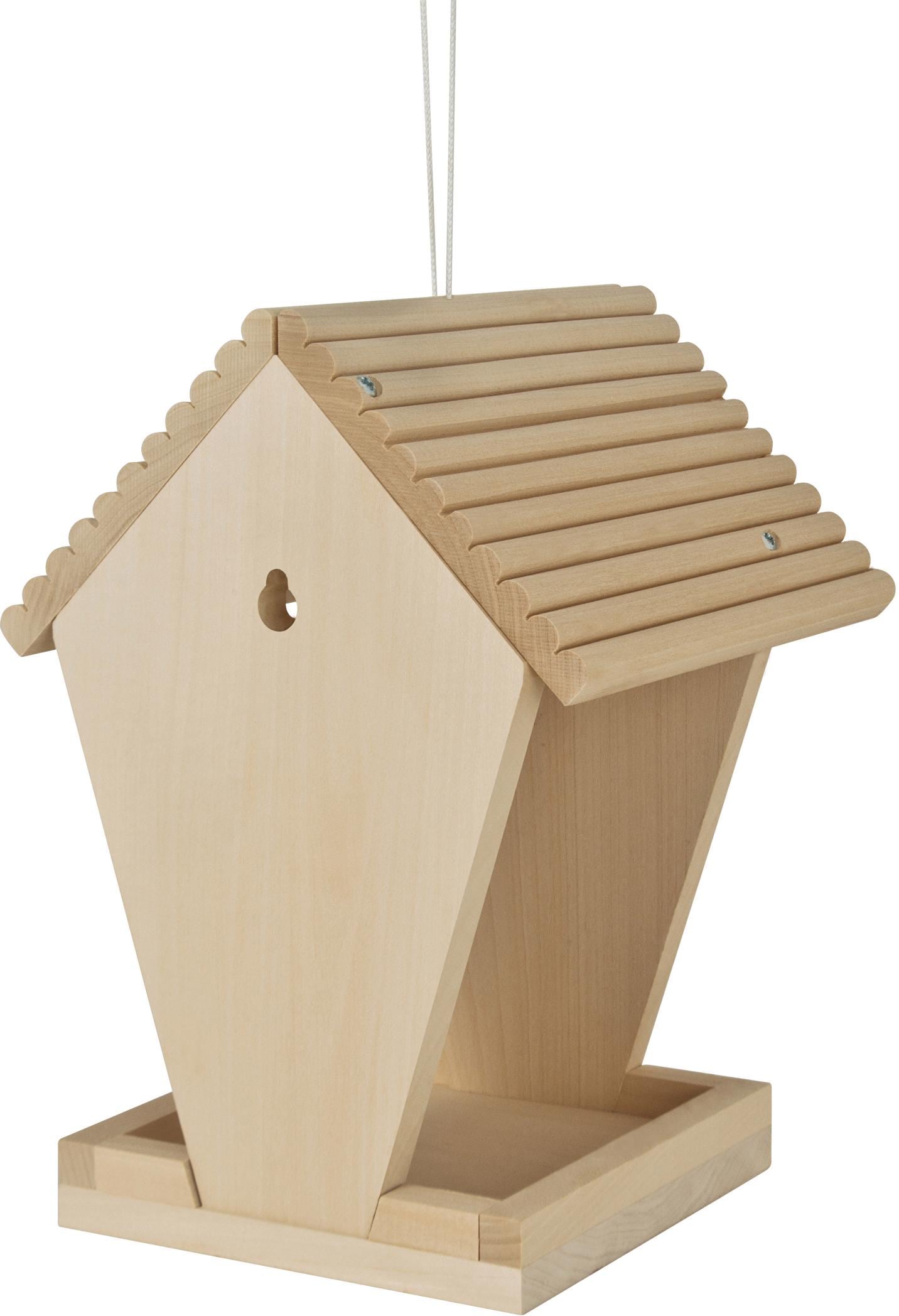 Eichhorn Kreativset »Outdoor Futterhaus«, (Set), Zum Zusammenbauen und Bemalen; Made in Europe