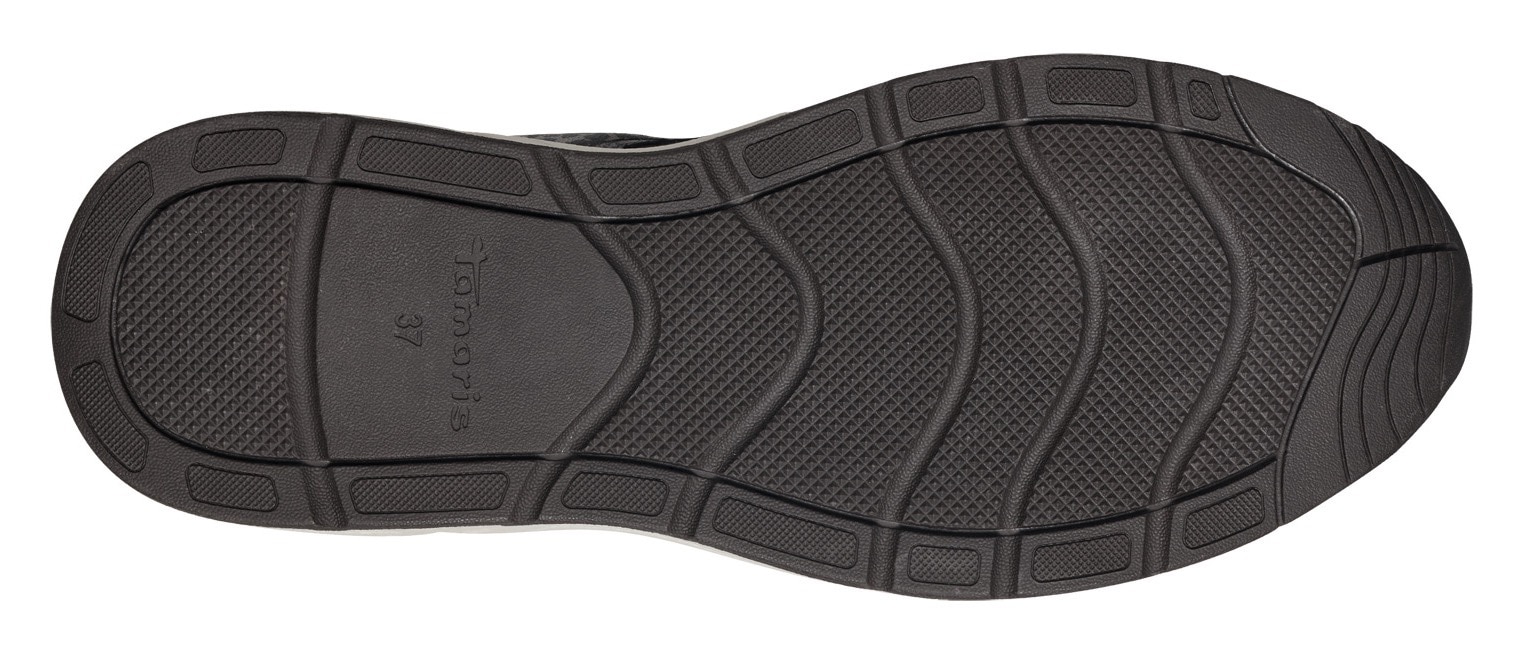Tamaris Keilsneaker, Halbschuh, Schnürschuh, Freizeitschuh mit Kontrastbesätzen